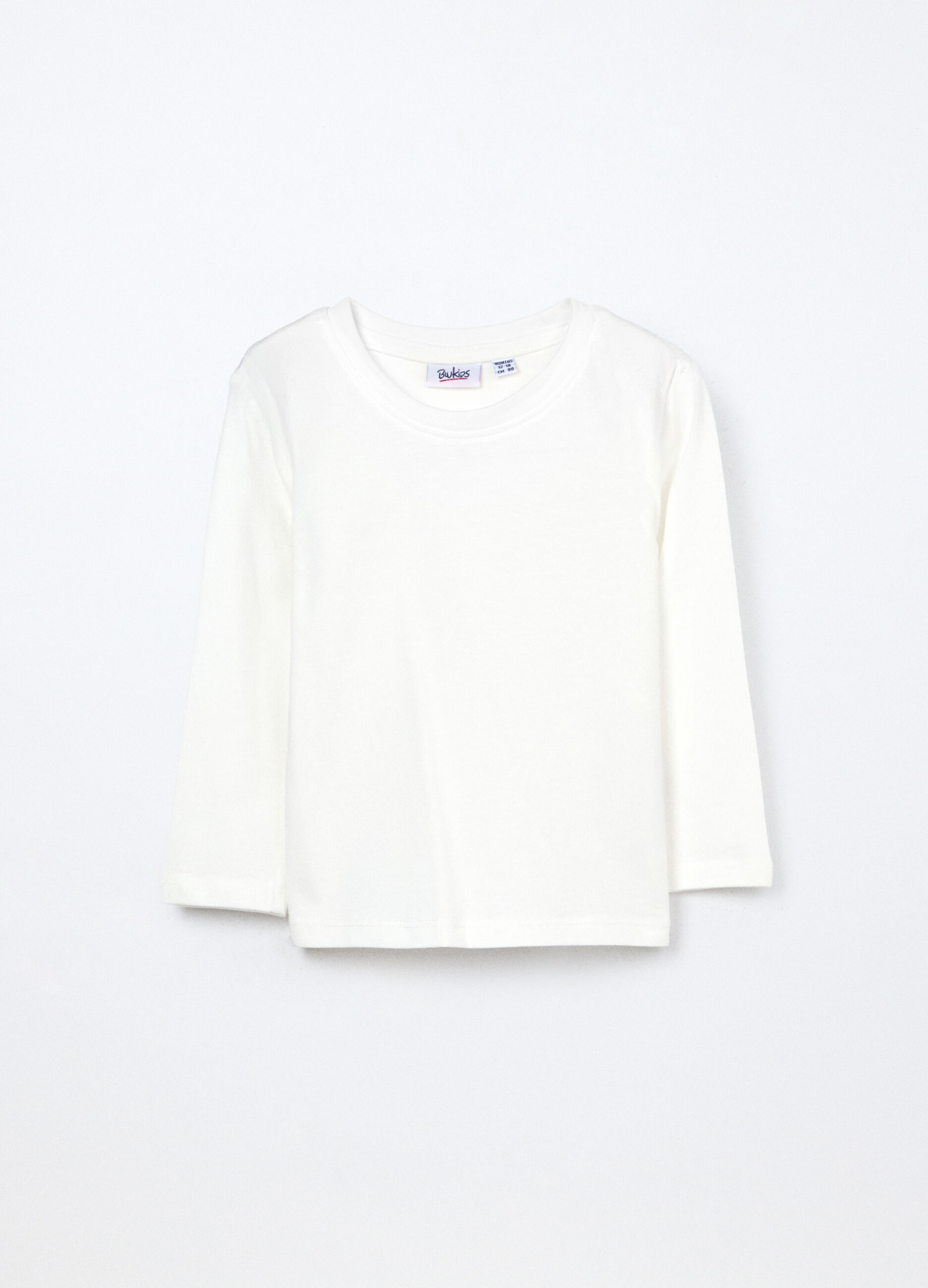 T-shirt in jersey di puro cotone neonato_0