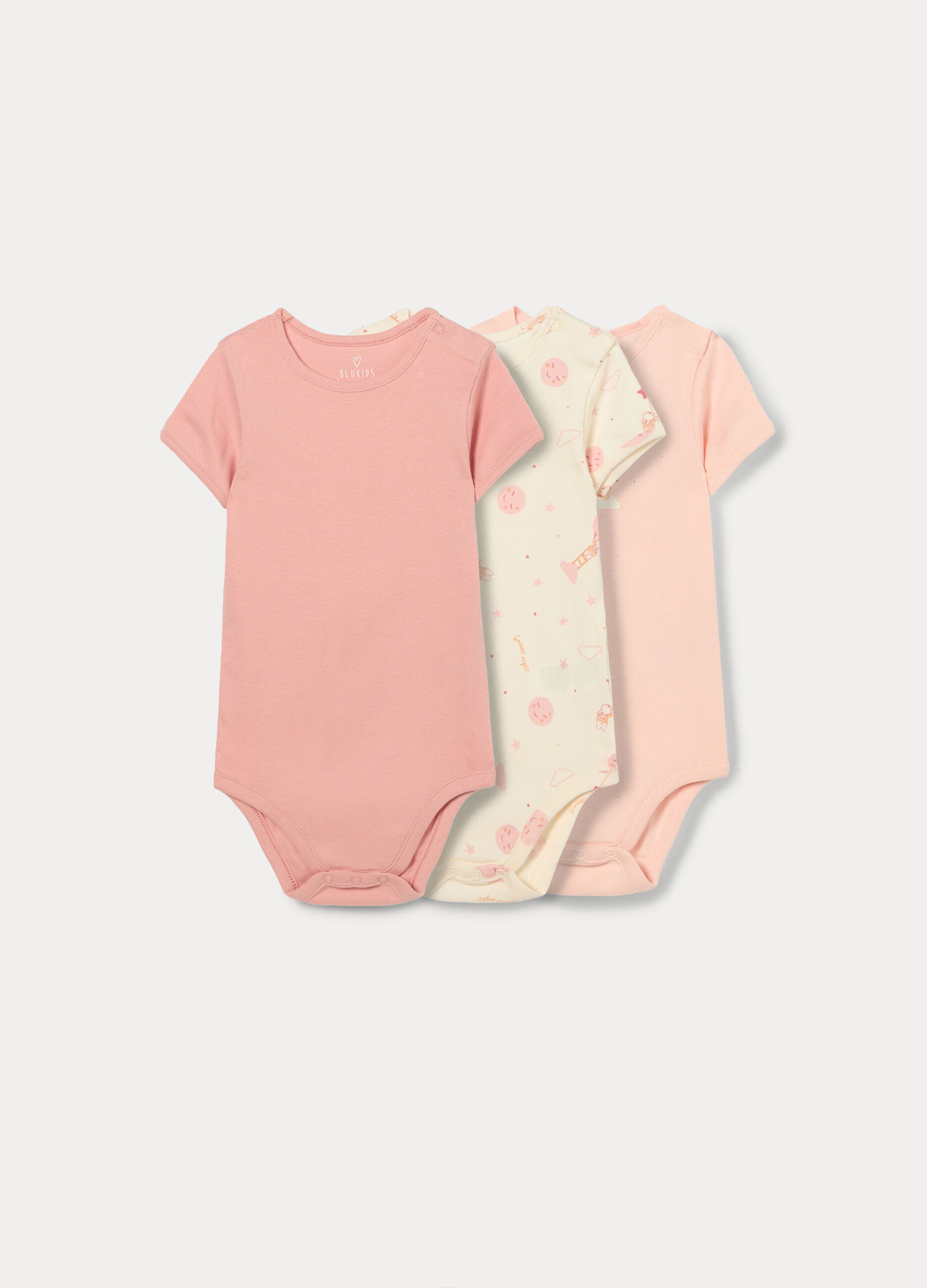 Pack 3 body in puro cotone _0