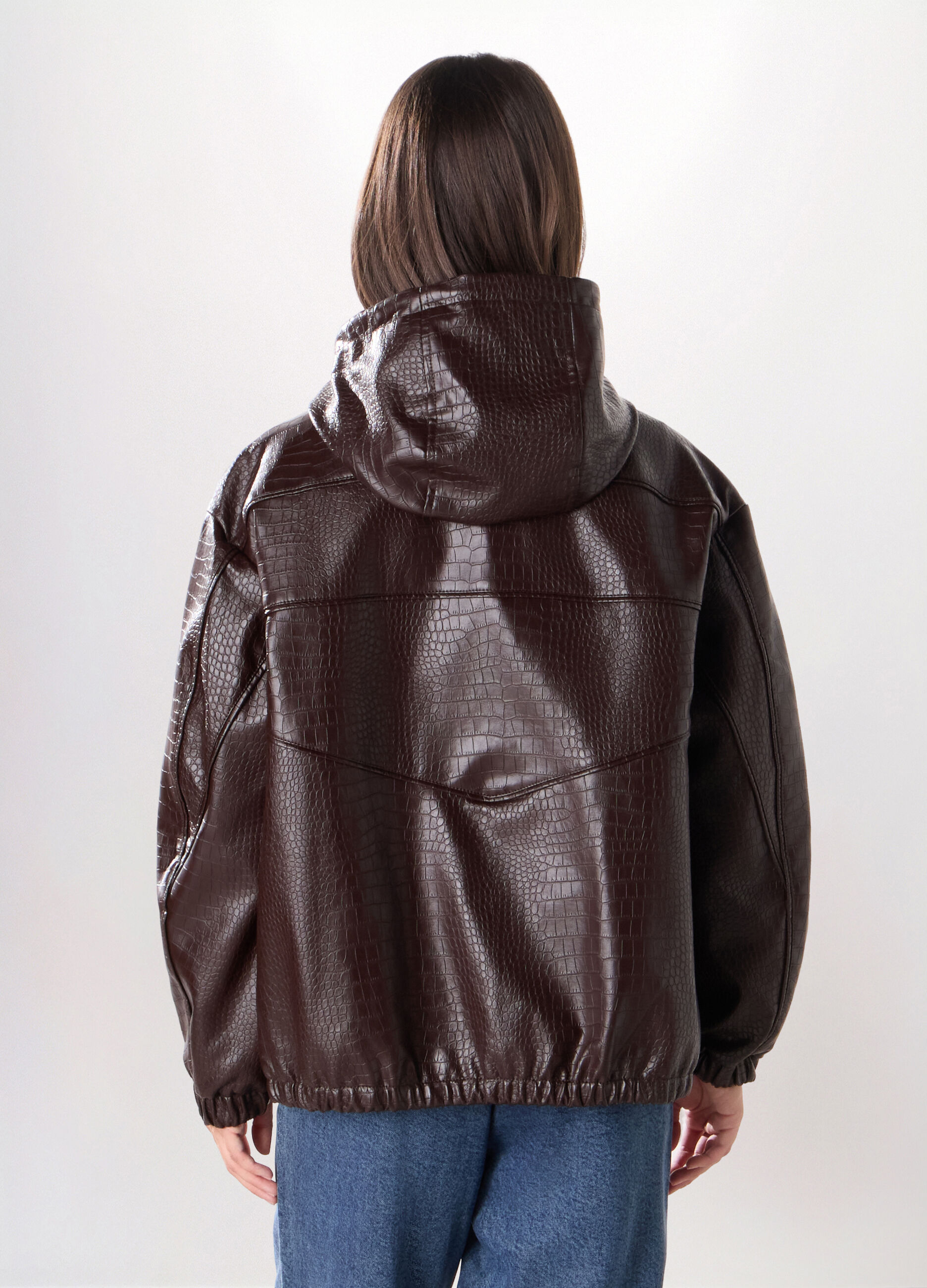 Cappotto in eco pelle donna_1