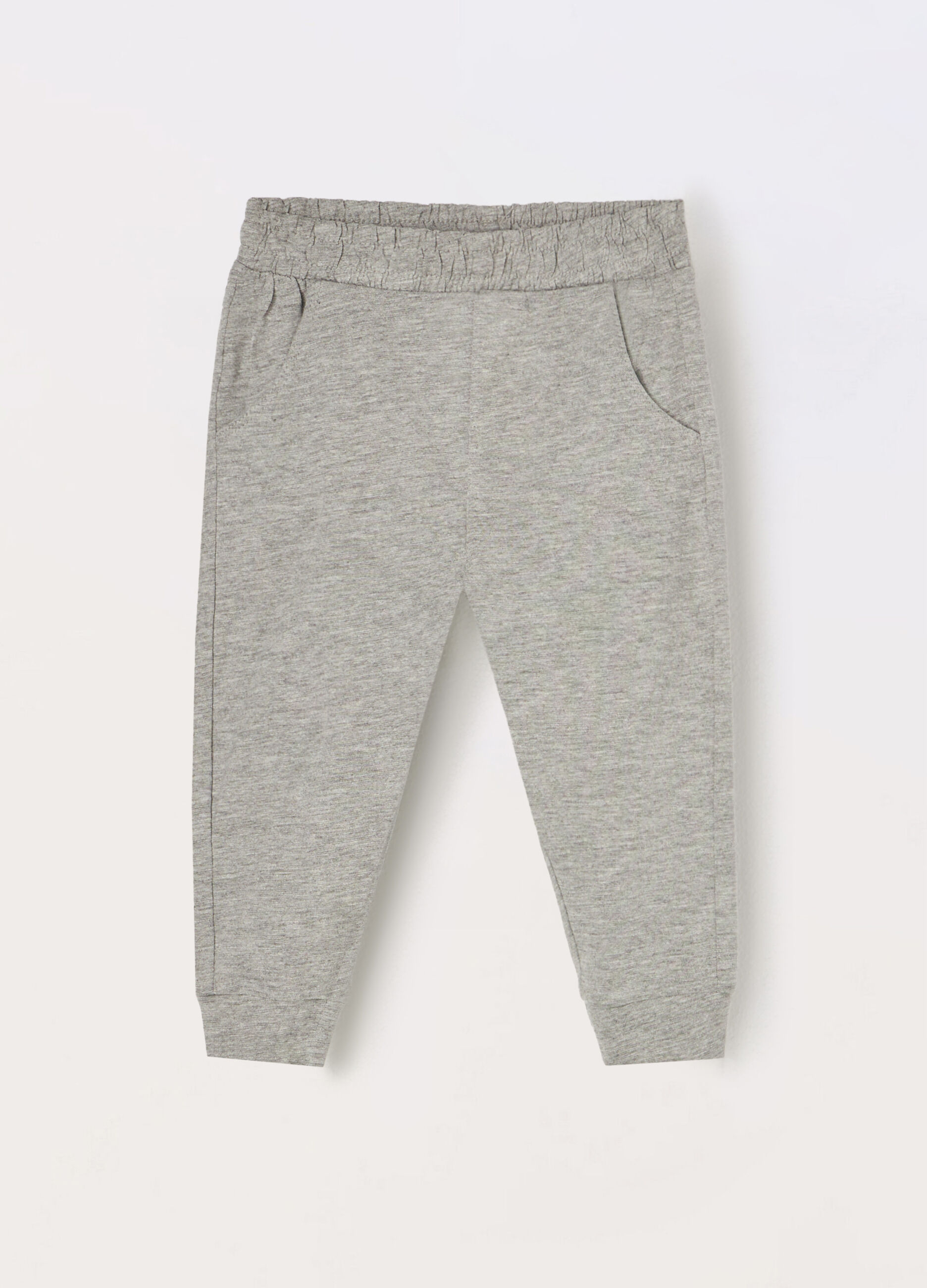 Jogger in jersey di puro cotone neonato_0