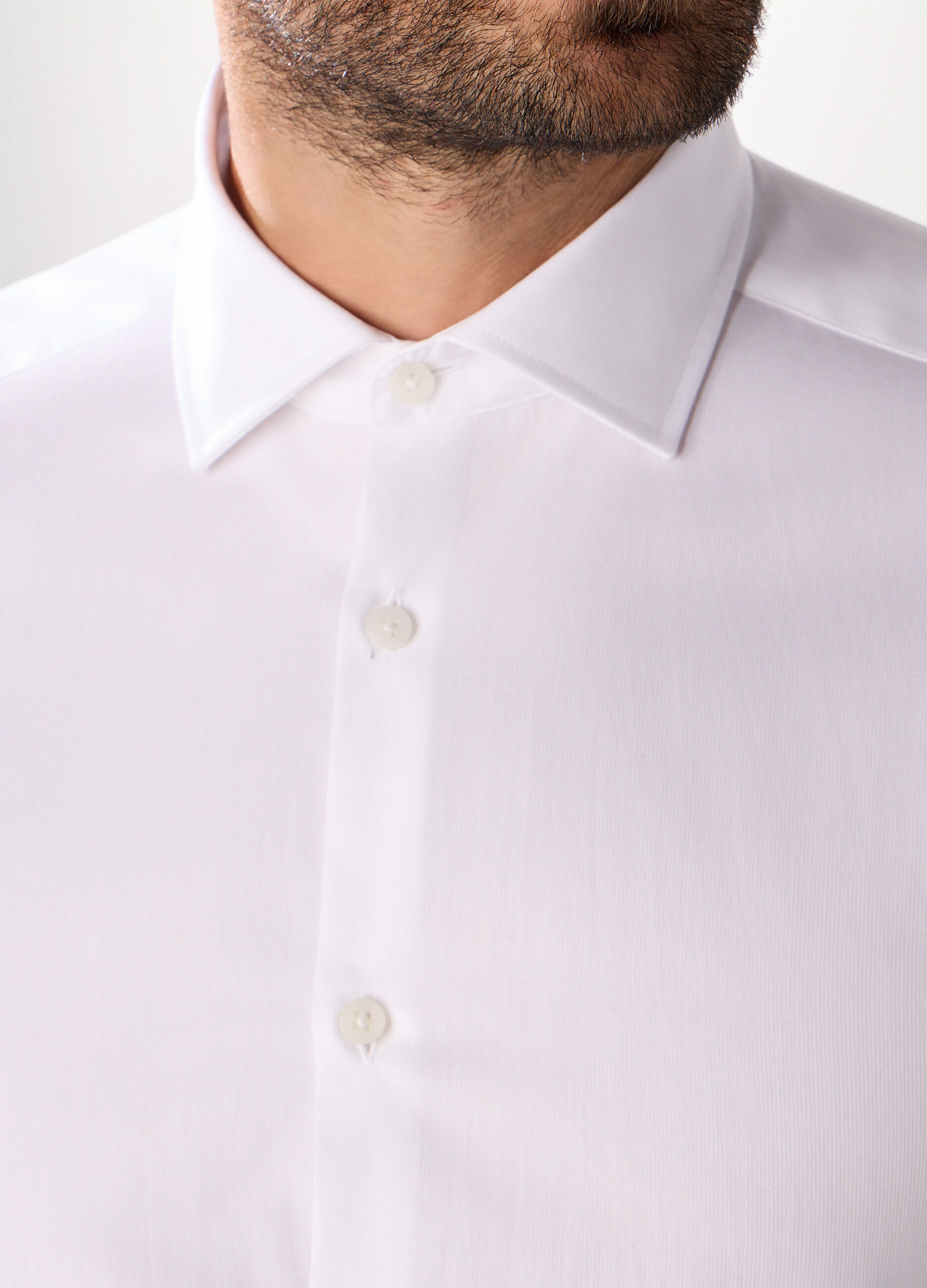 Camicia slim fit in puro cotone uomo_2