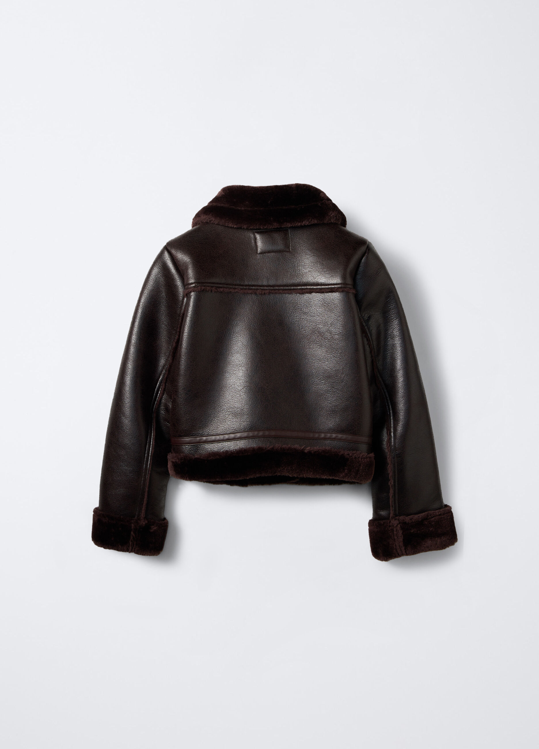 Giacca in eco pelle fit over ragazza_1