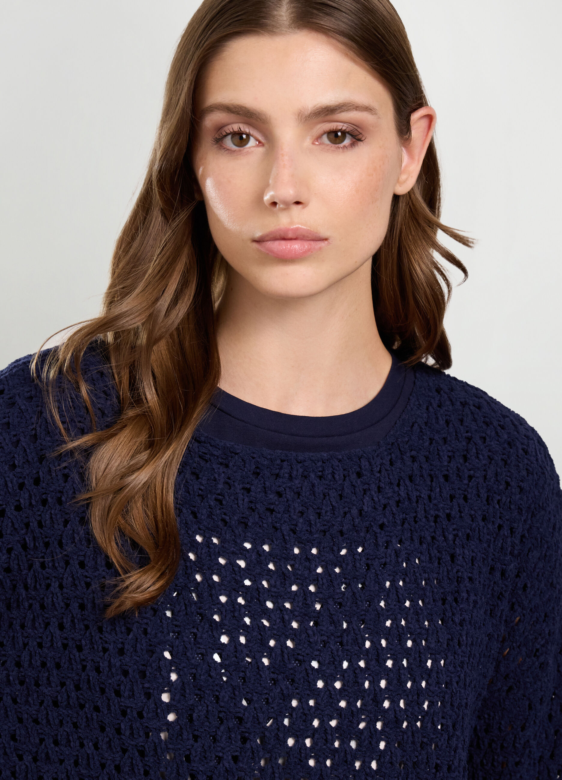 Girocollo tricot in ciniglia donna_2