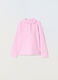 Polo a maniche lunghe in cotone stretch bambina_0
