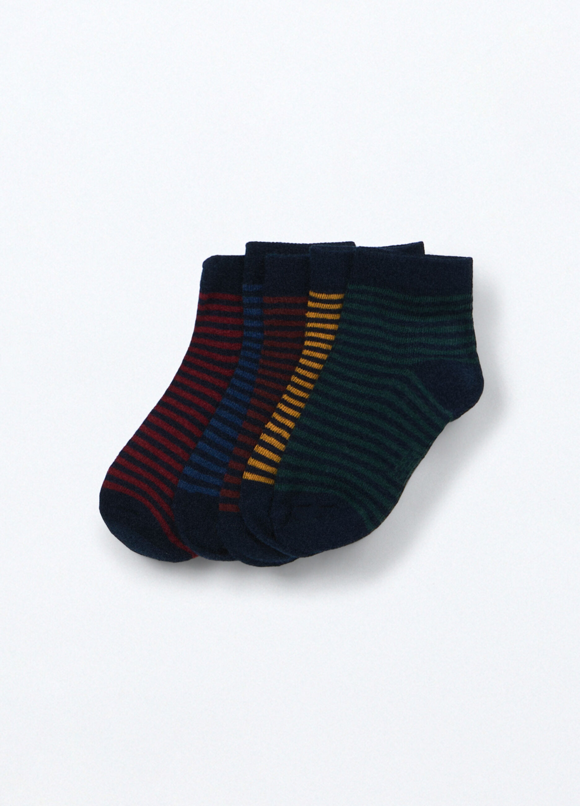 Pack 5 calze corte misto cotone bambino_0