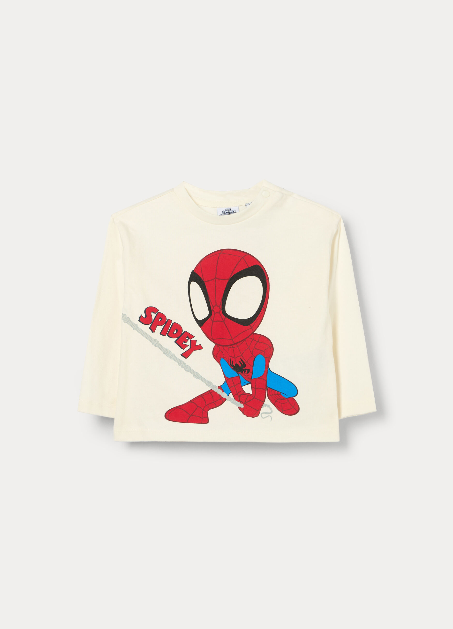 T-shirt Marvel in puro cotone bimbo_0