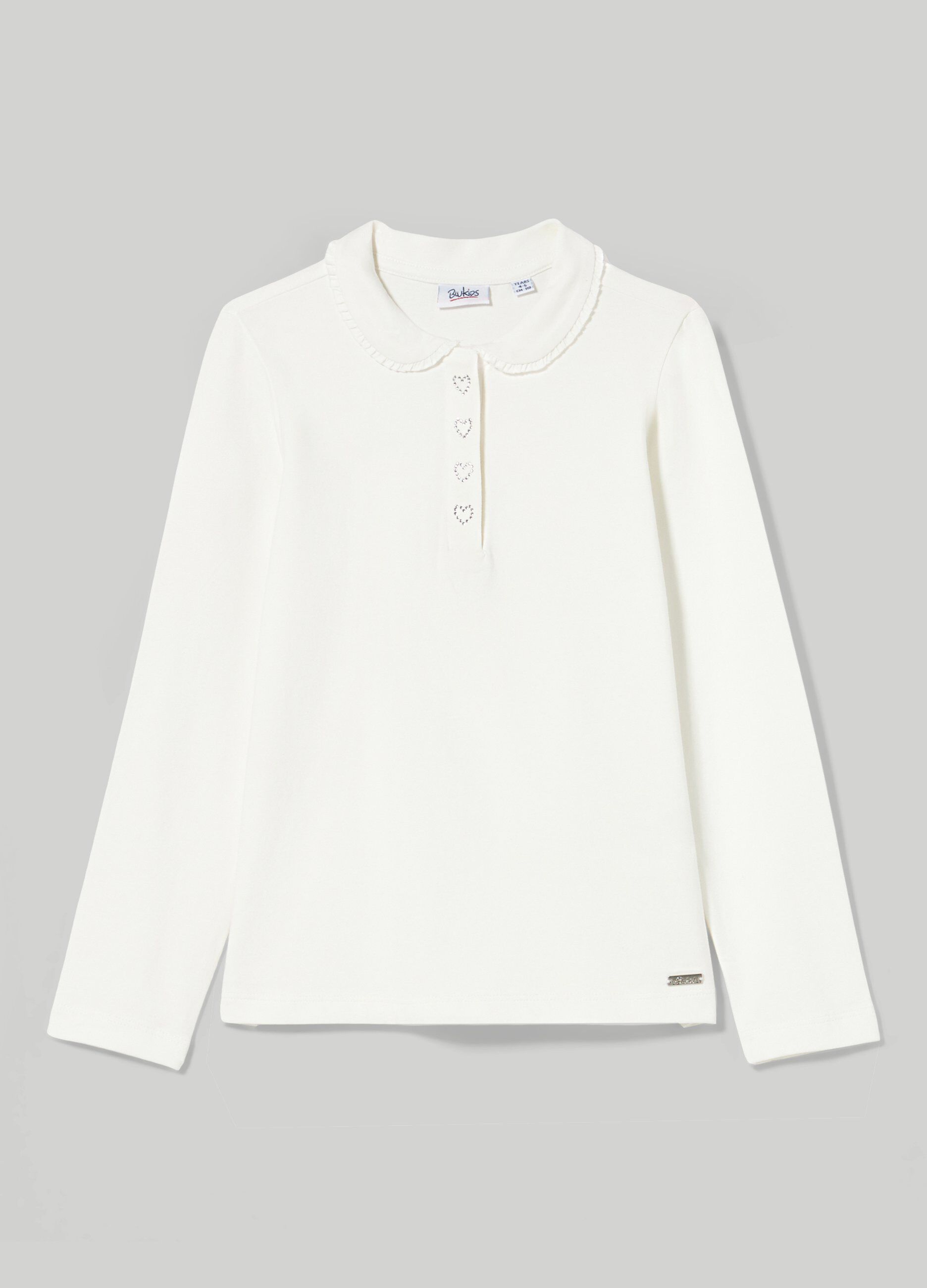 Polo bianca bambina ovs shop