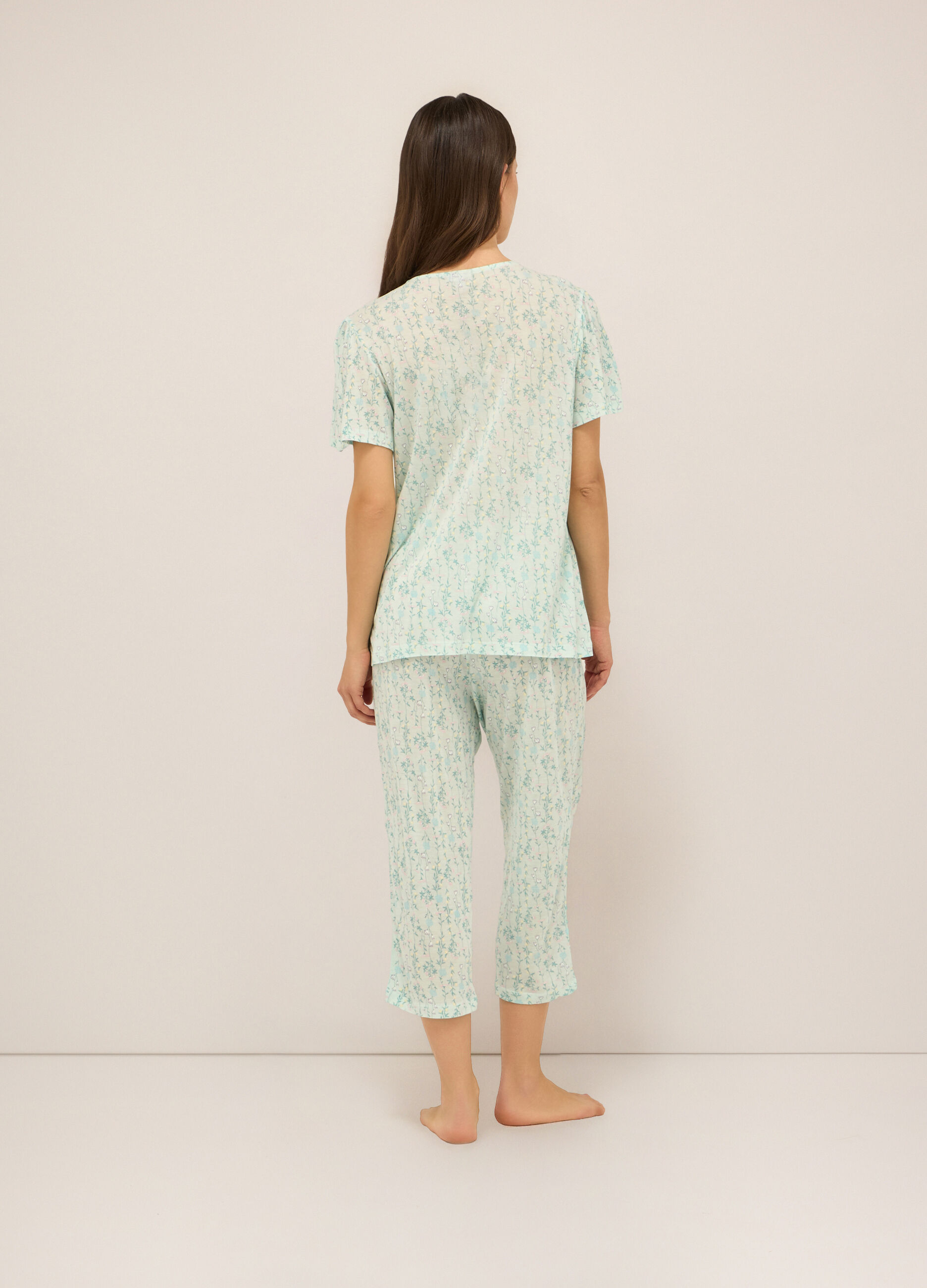 Set pigiama in pura viscosa donna_1