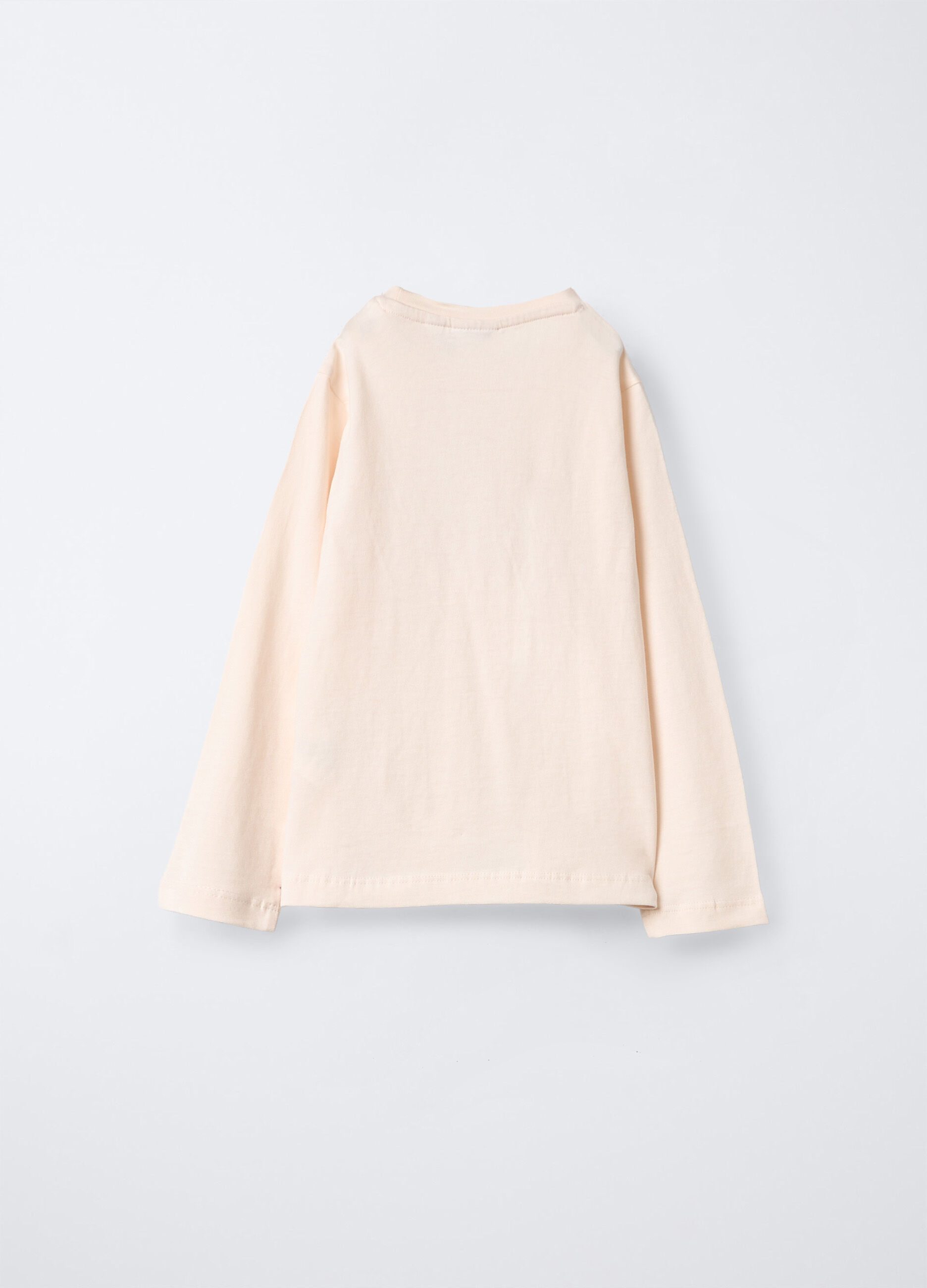 T-shirt in jersey di puro cotone bambina_1