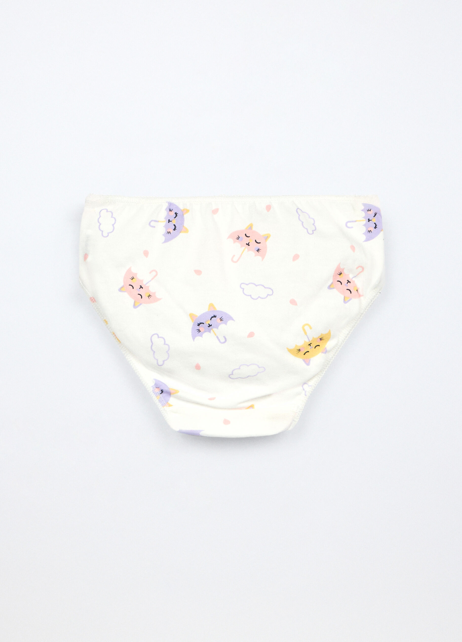 Pack 7 slip in jersey di puro cotone bambina_2