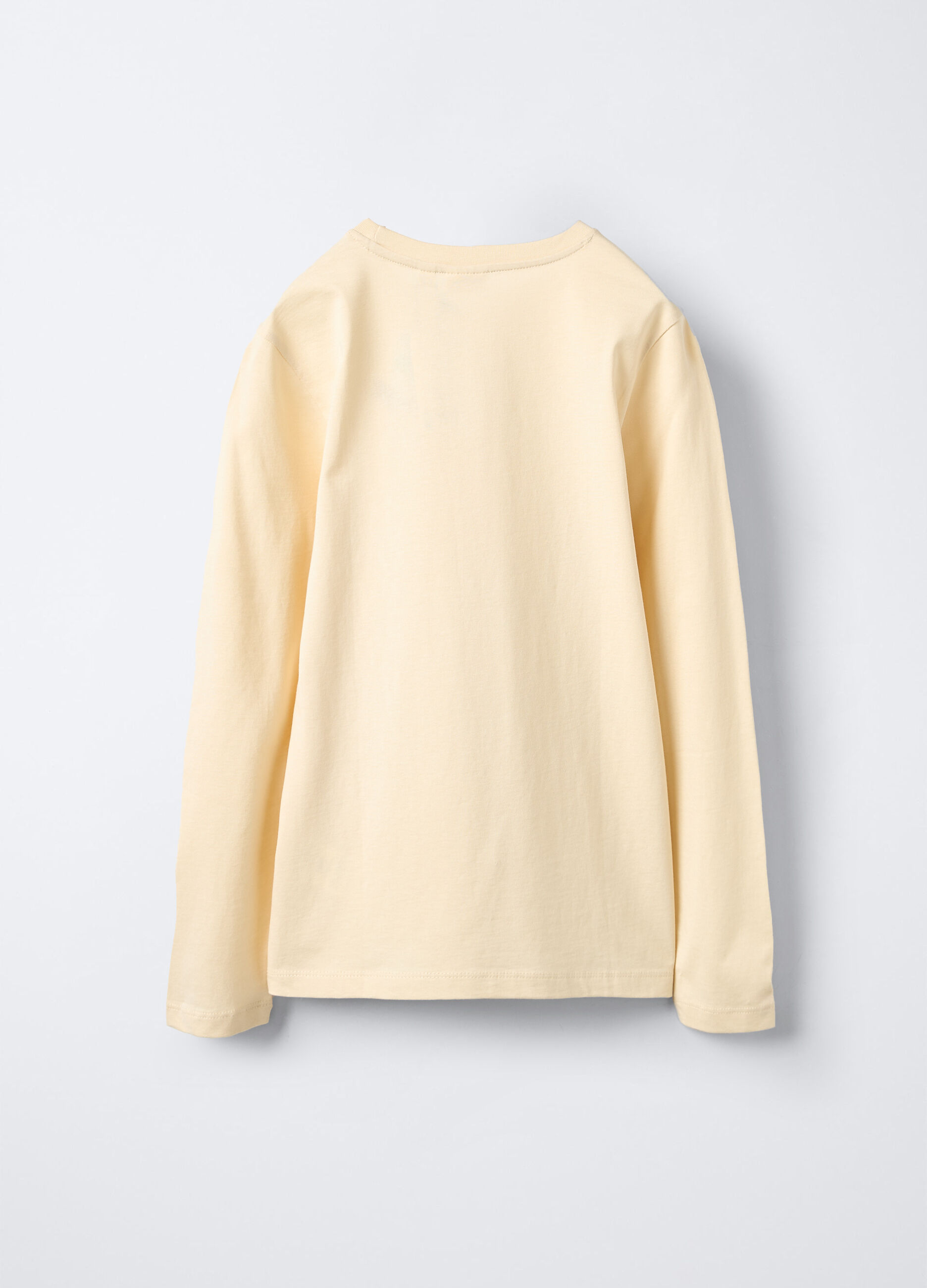 T-shirt girocollo in jersey di puro cotone ragazzo_1