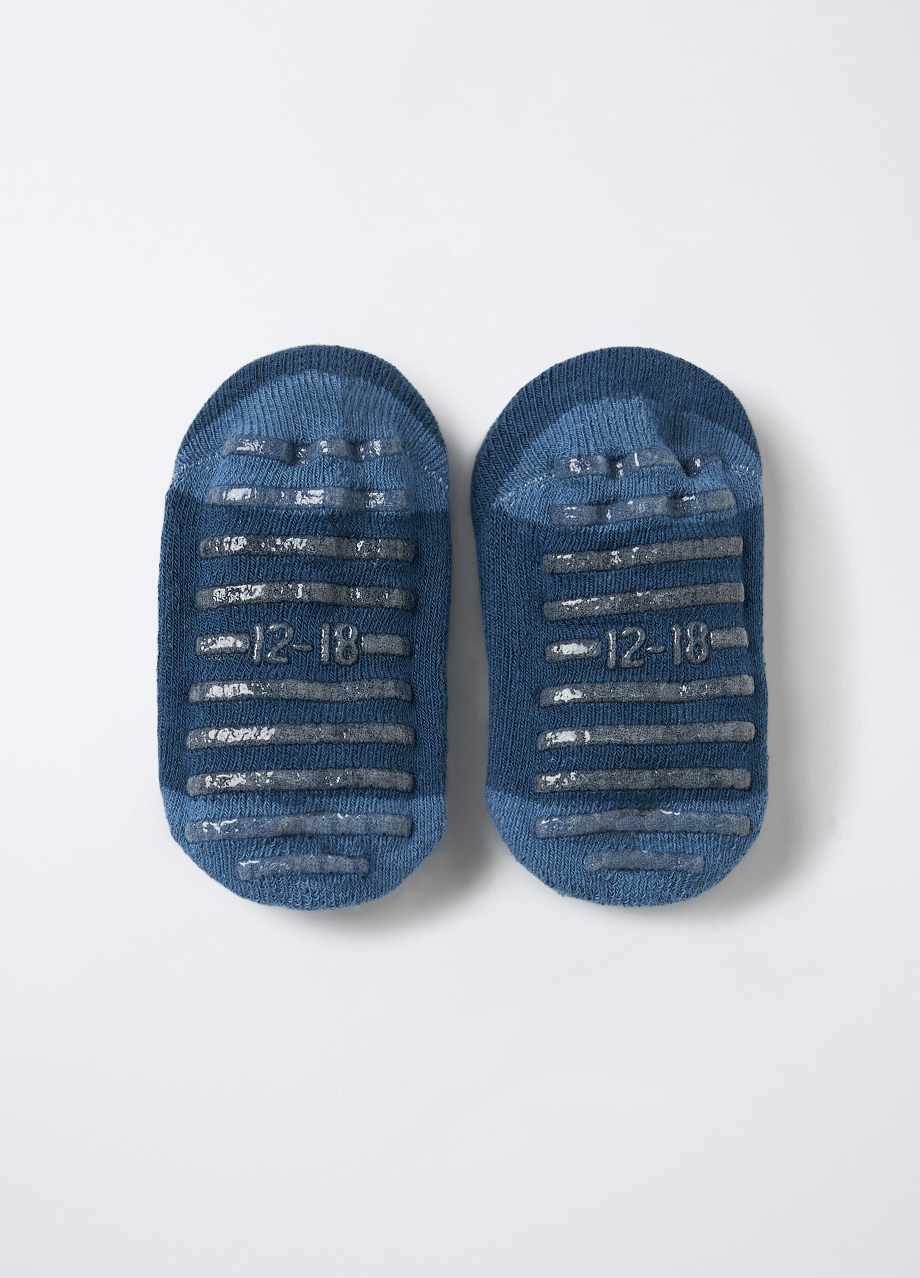 Scarpine in spugna misto cotone stretch neonato_1