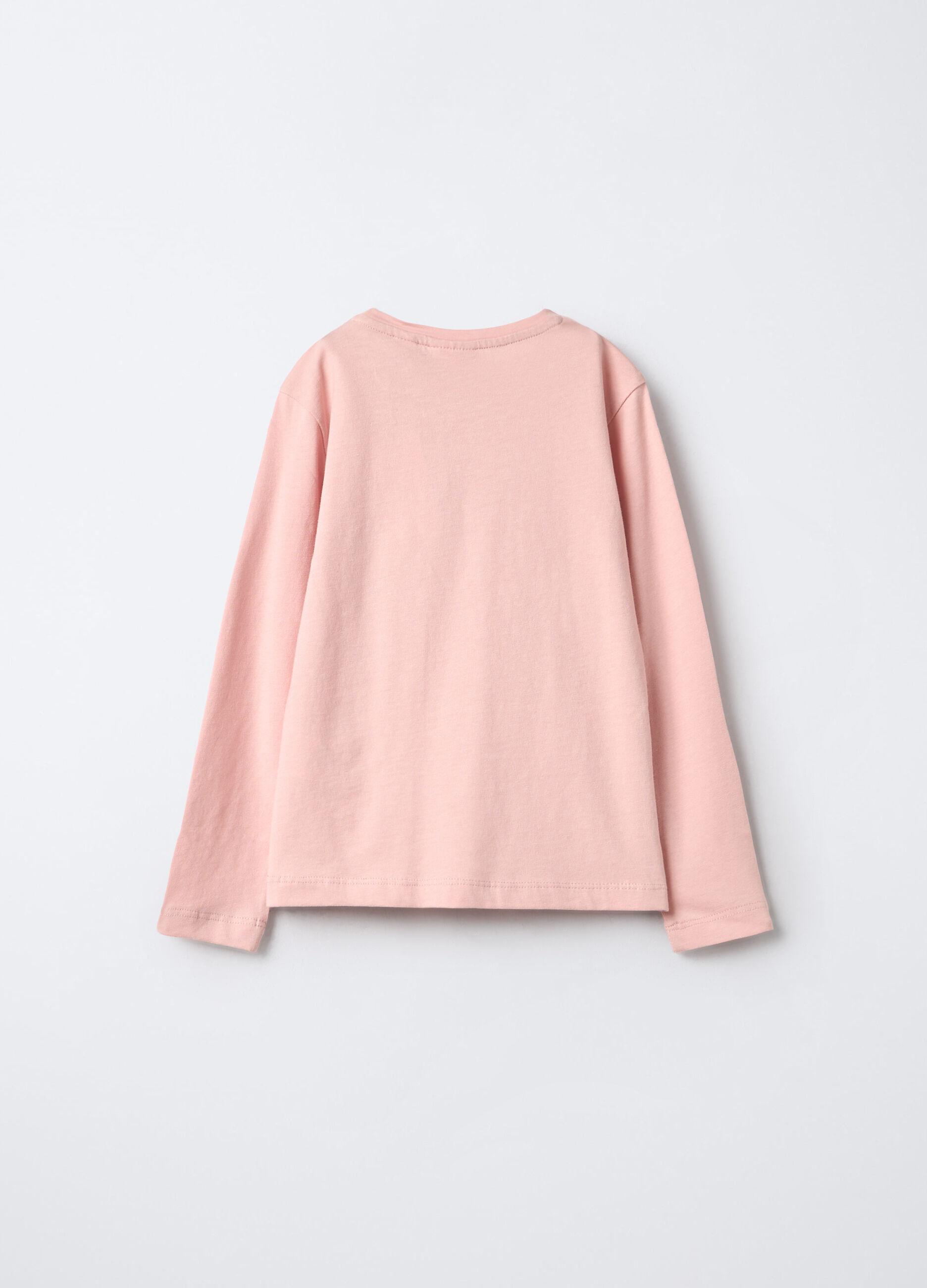 T-shirt in jersey di puro cotone bambina_1