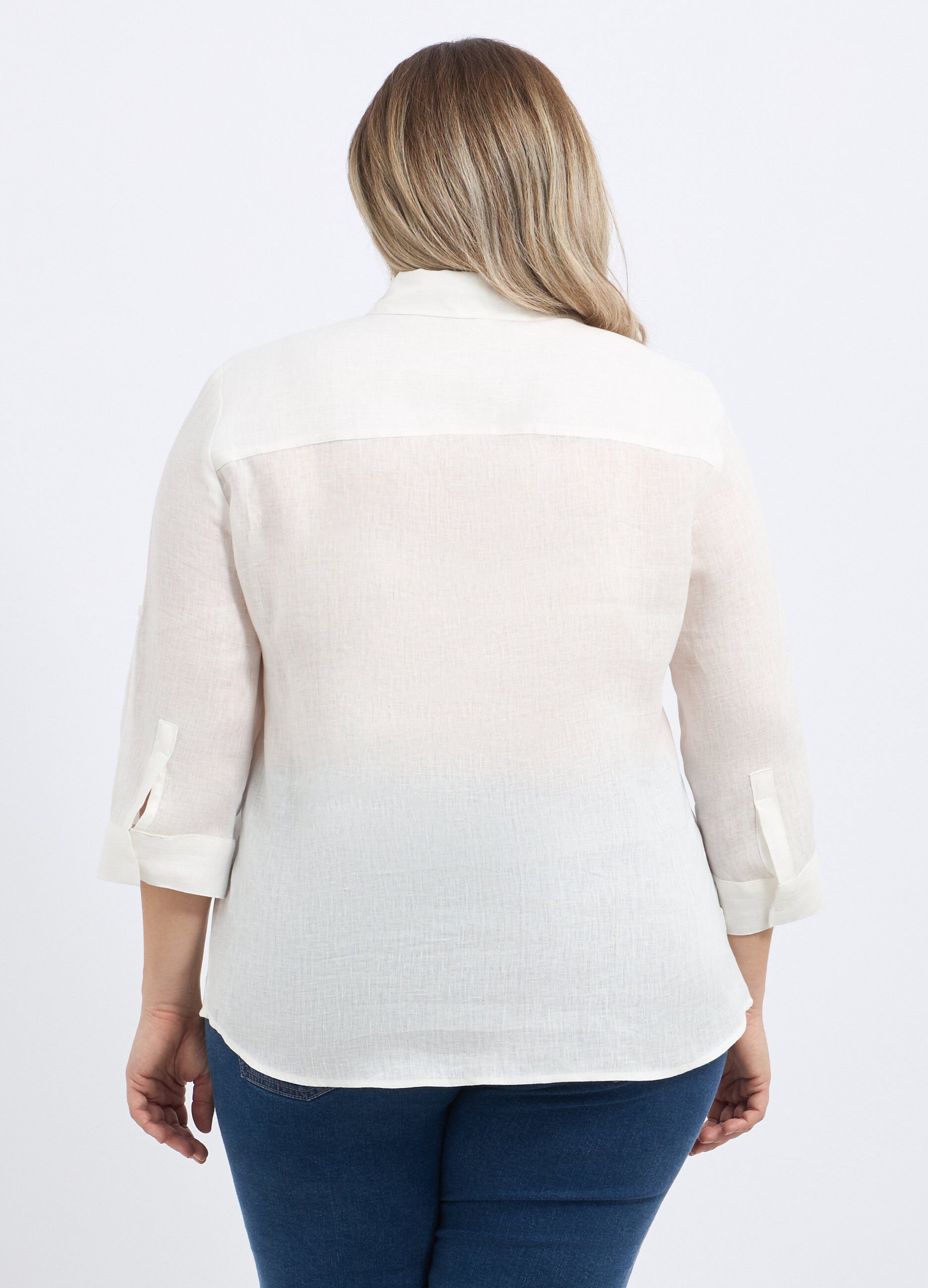 Camicia in puro lino donna curvy_1
