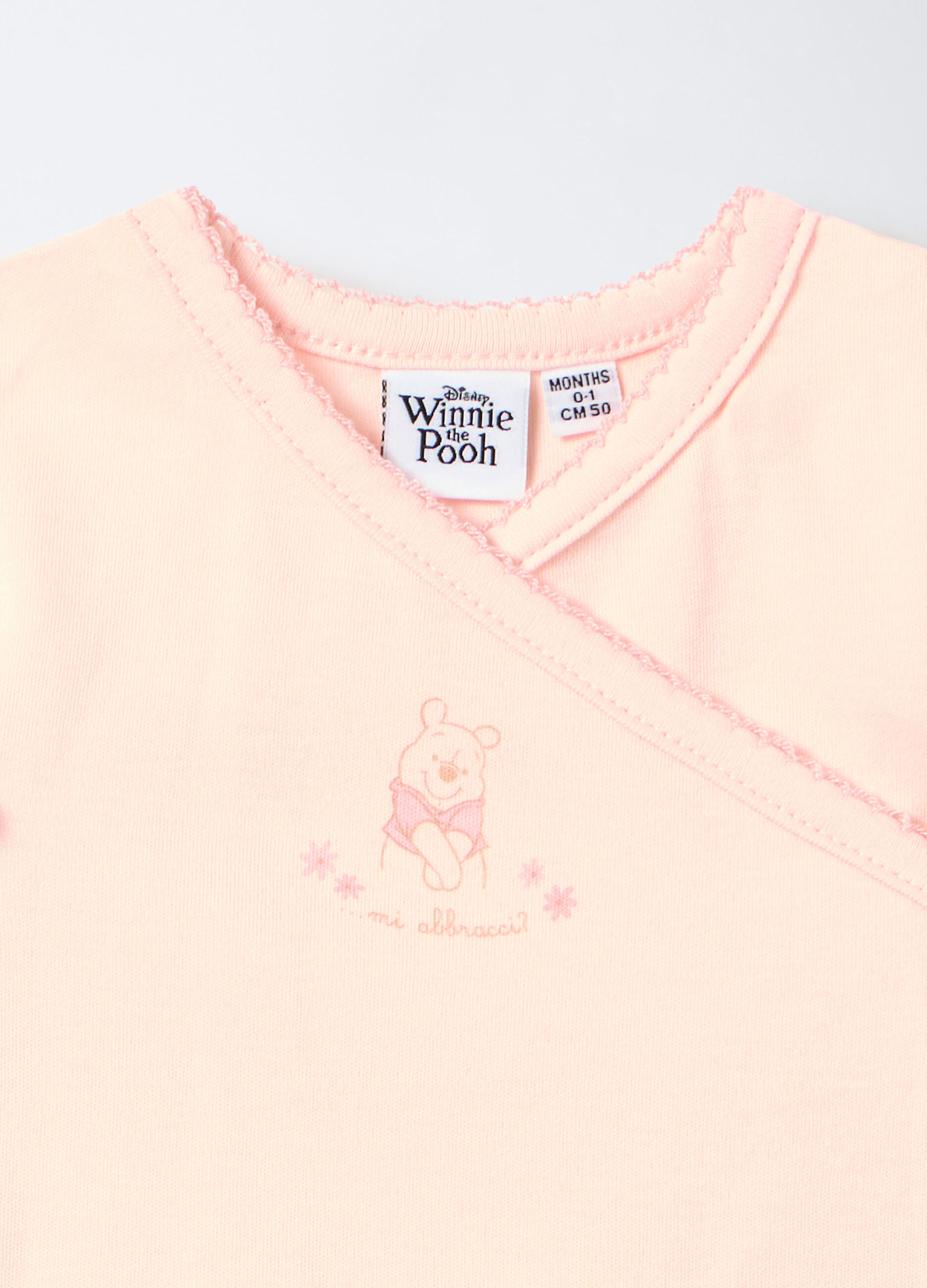 Pack 2 body Disney incrociati in interlock di puro cotone neonata_3