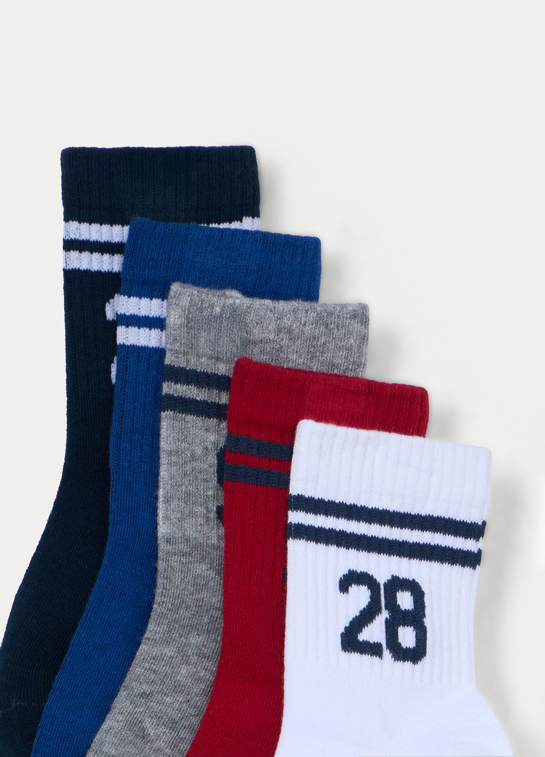 Pack 5 calze misto cotone _2