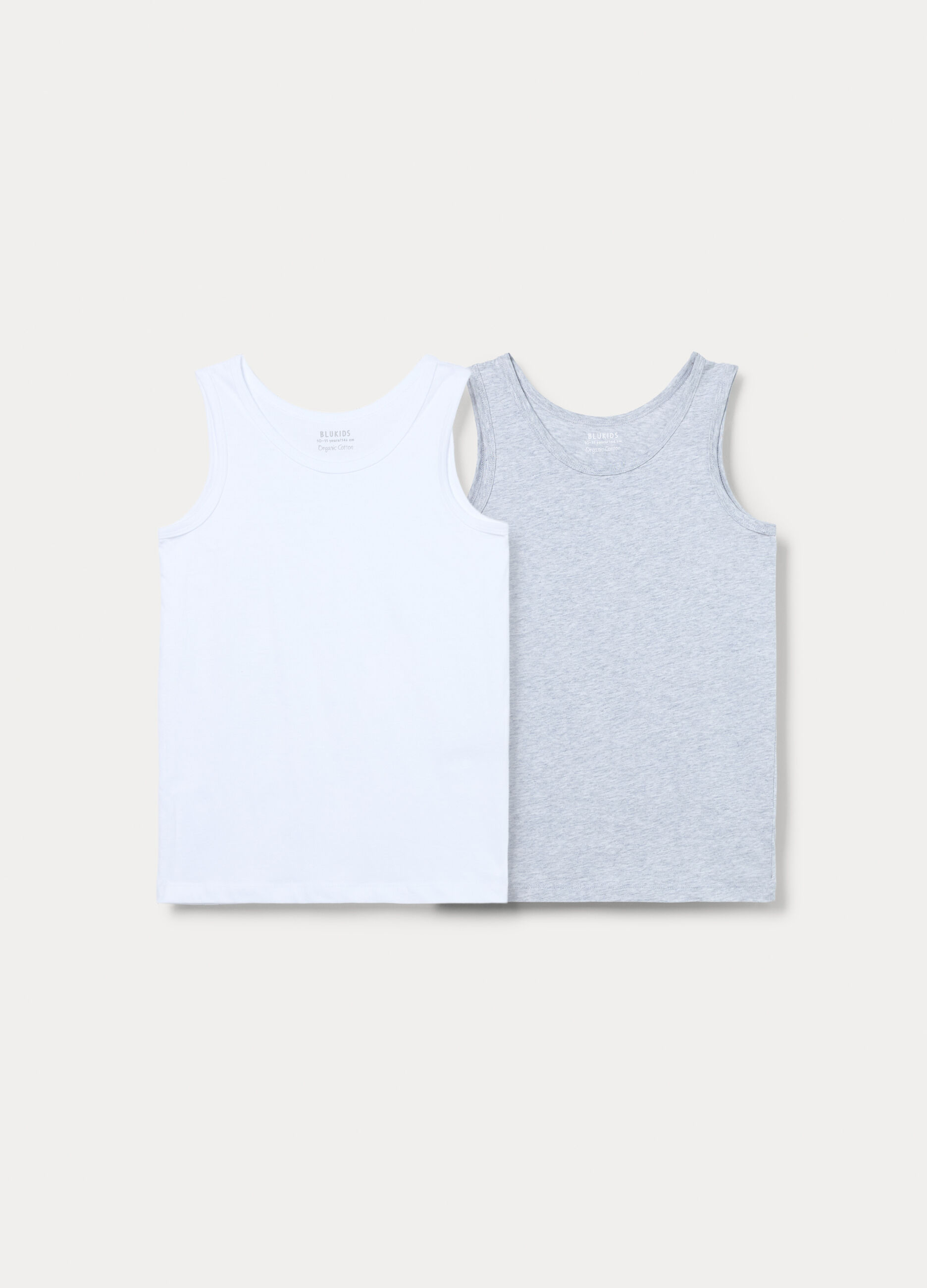 Pack 2 canotte in jersey di puro cotone ragazzo_0
