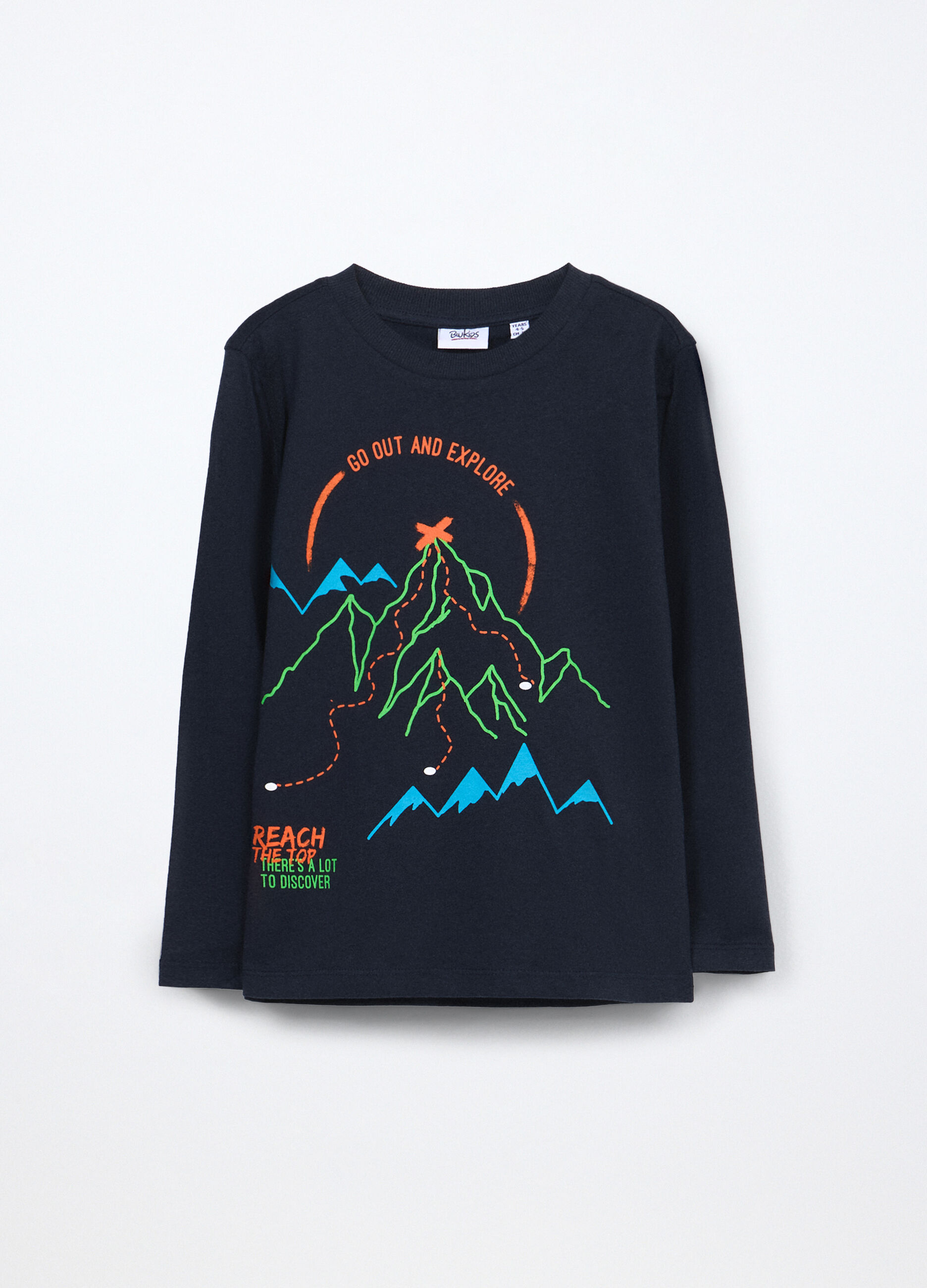 T-shirt in jersey di puro cotone bambino_0