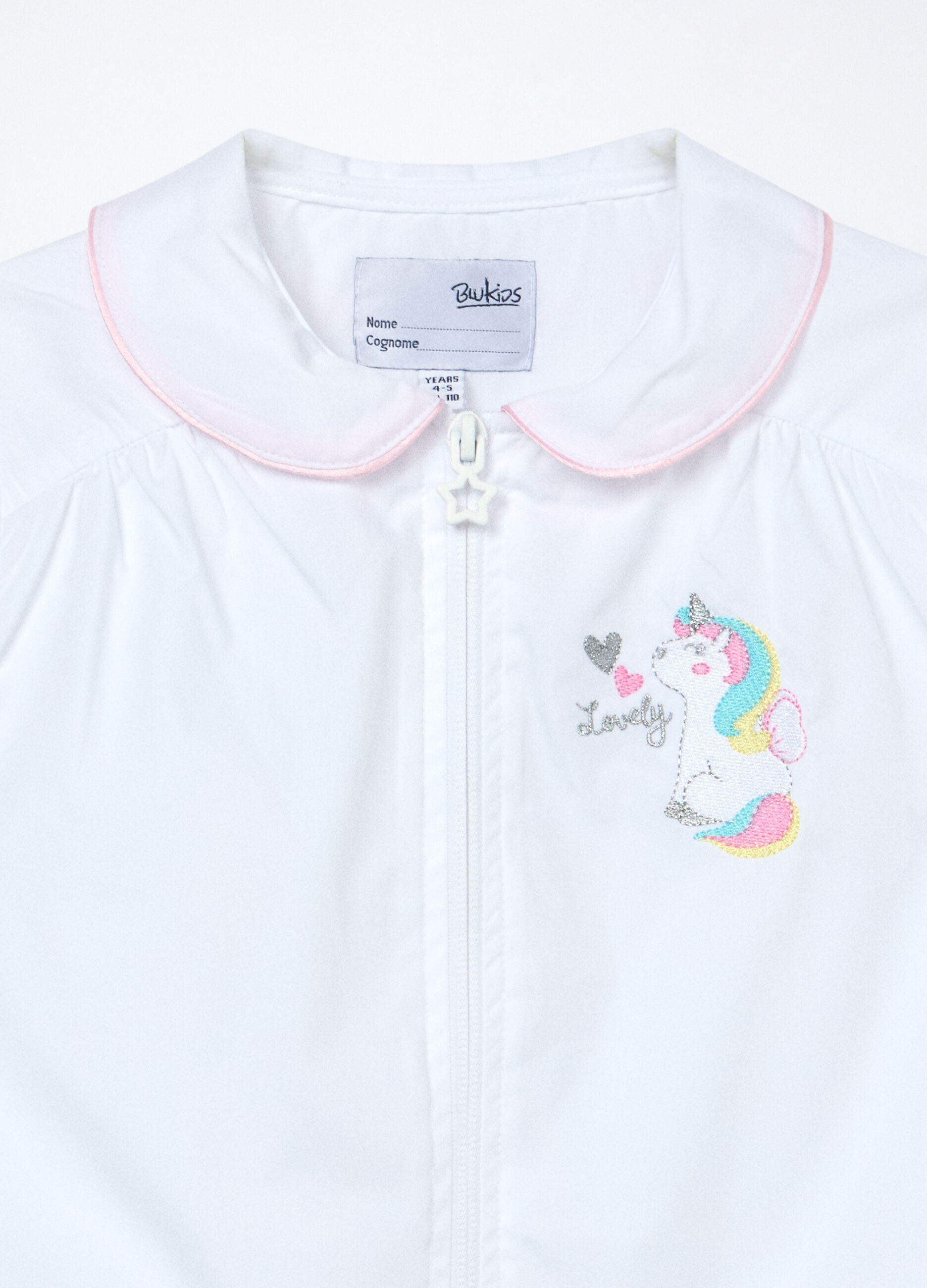Grembiule full zip con ricamo bambina_2