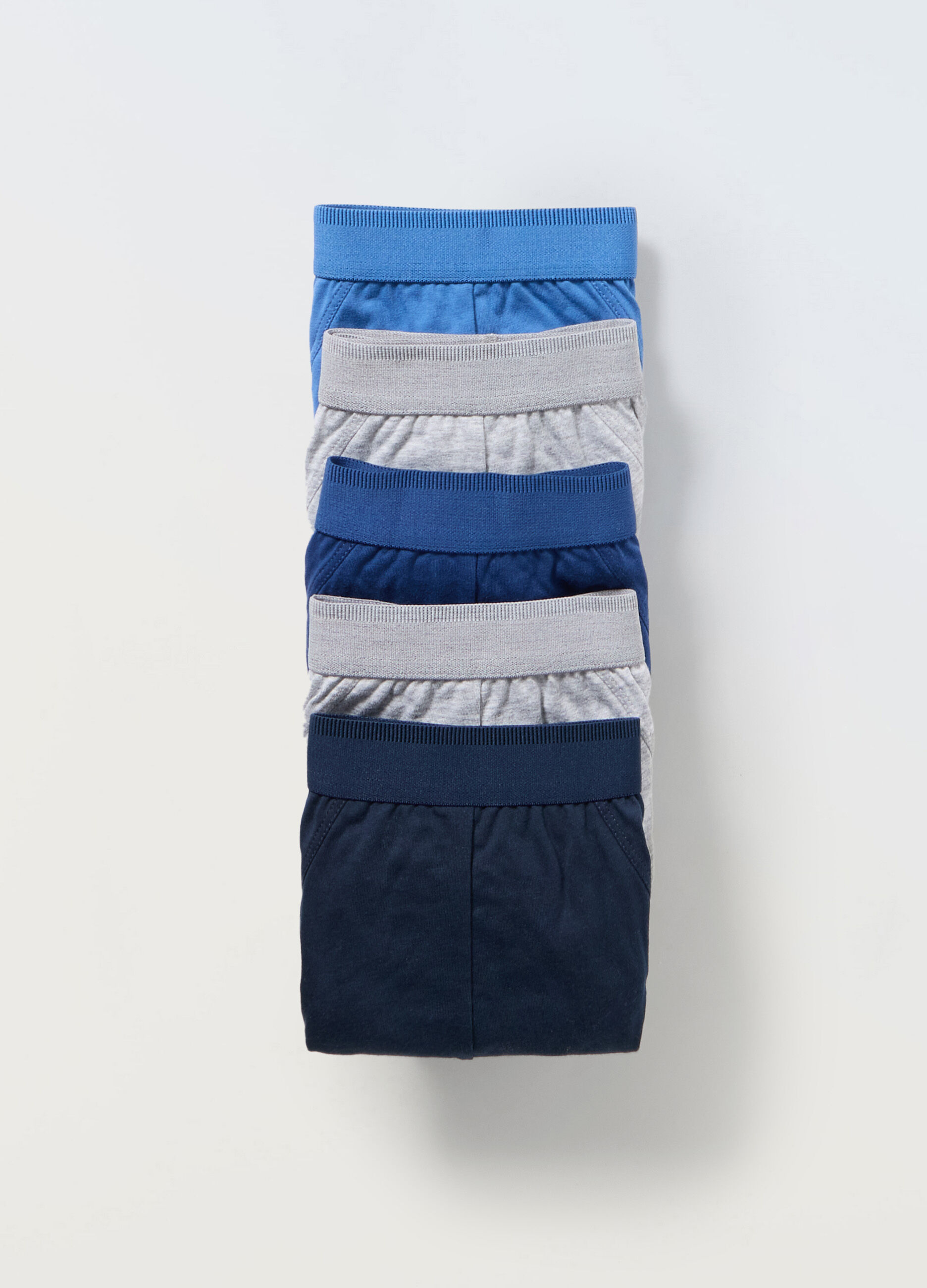 5 pack slip in jersey di cotone con elastico uomo_0