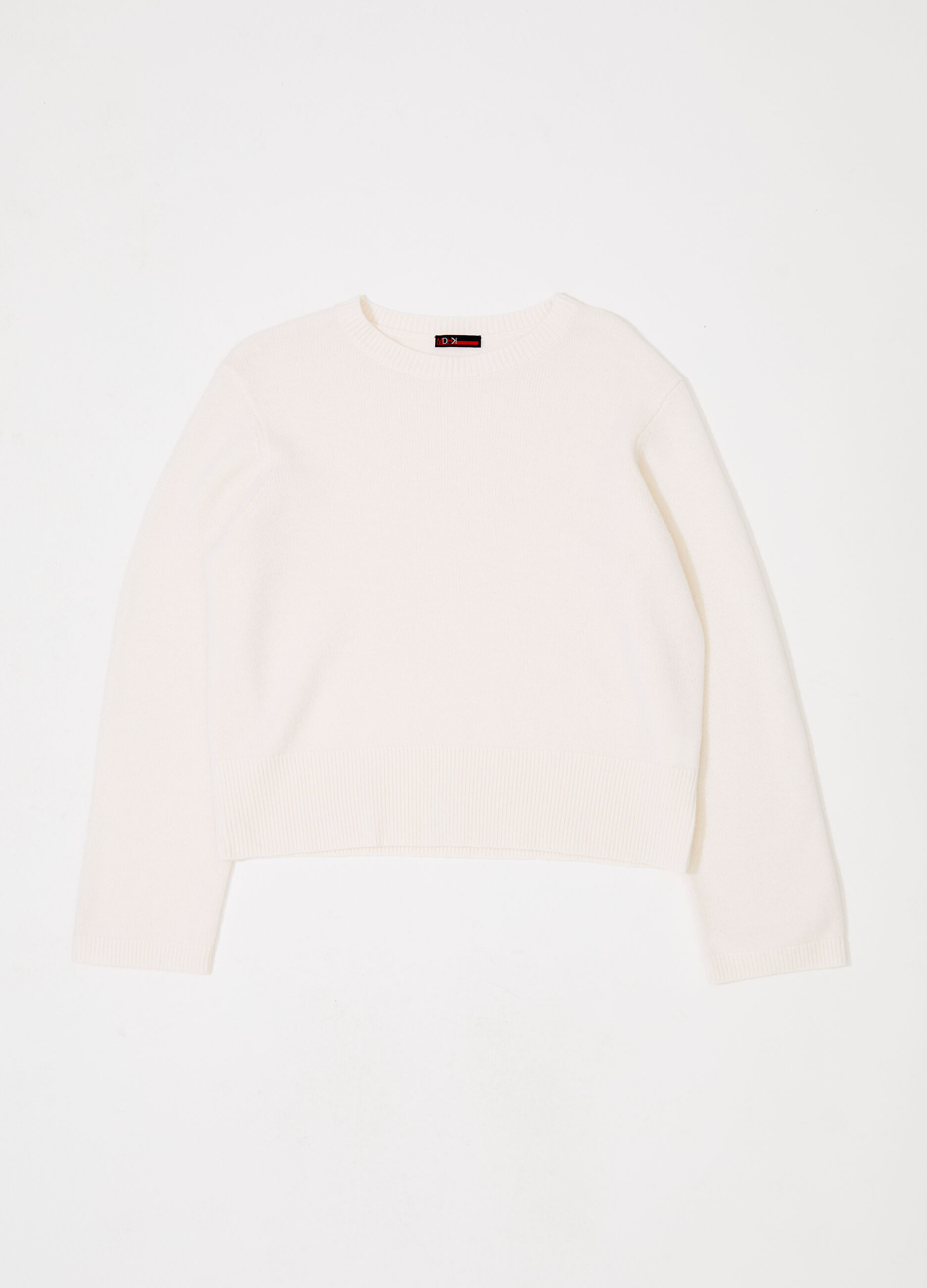 Maglione in pura lana a girocollo donna_4