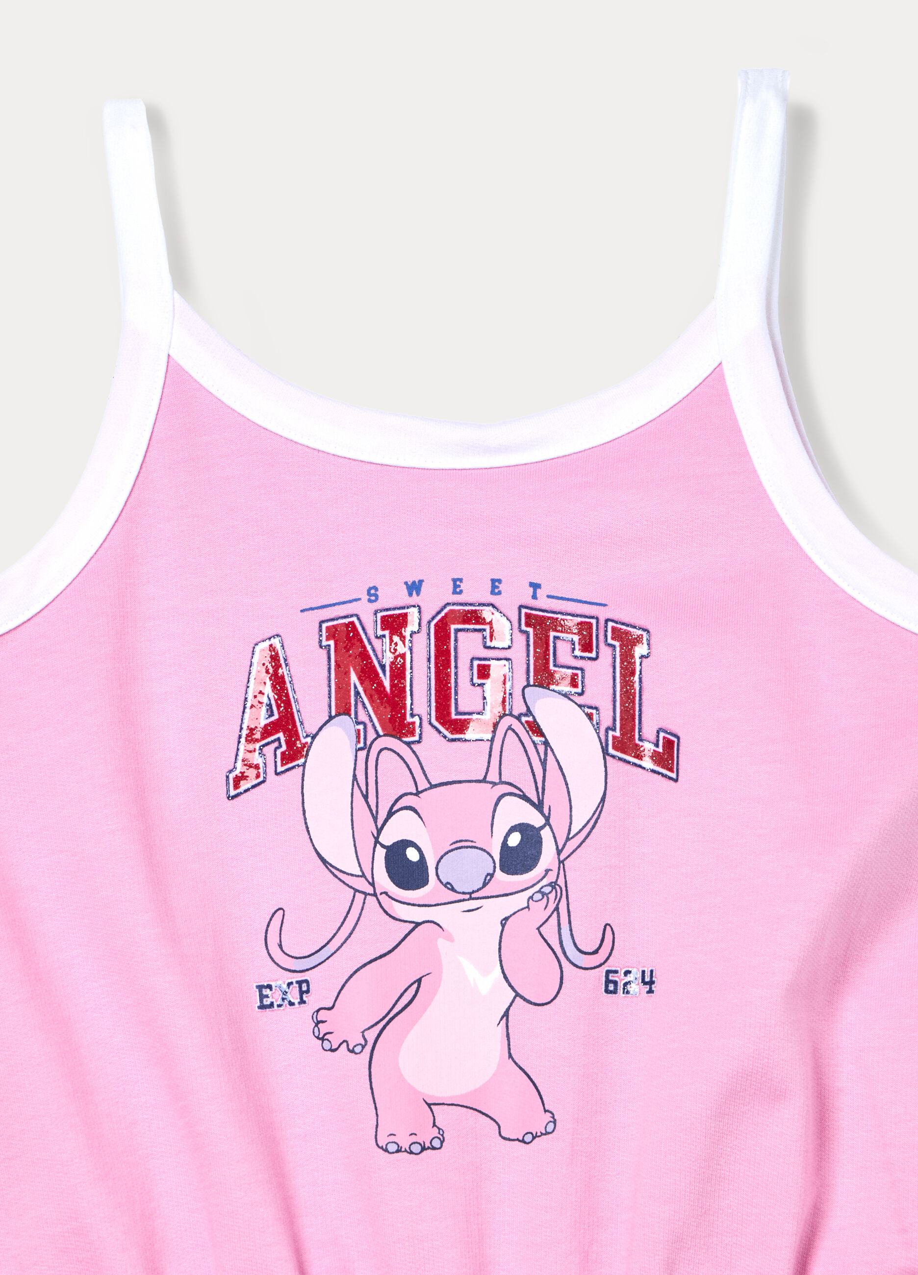 Tuta in french terry di puro cotone bambina_2