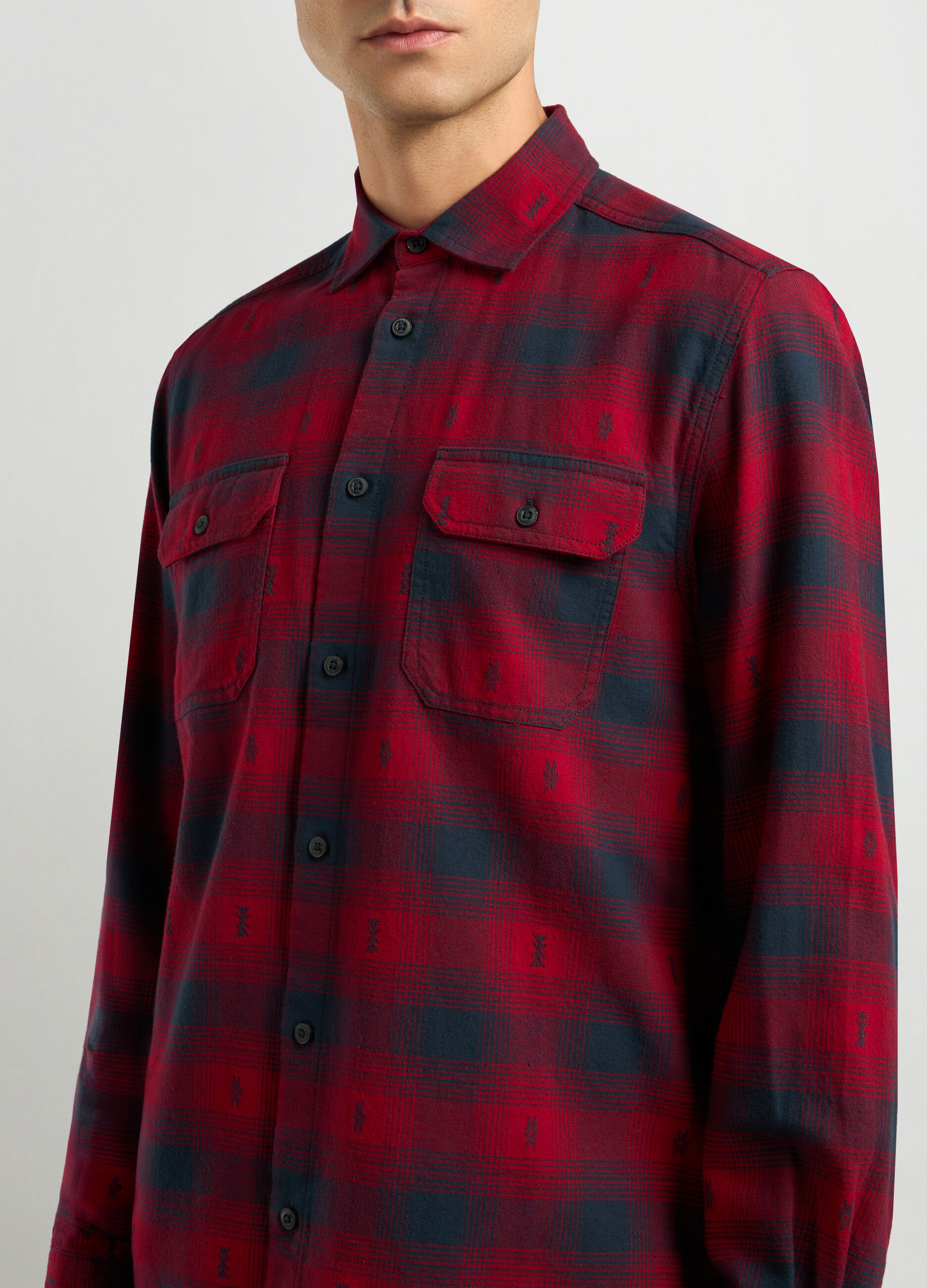 Overshirt in puro cotone uomo_2