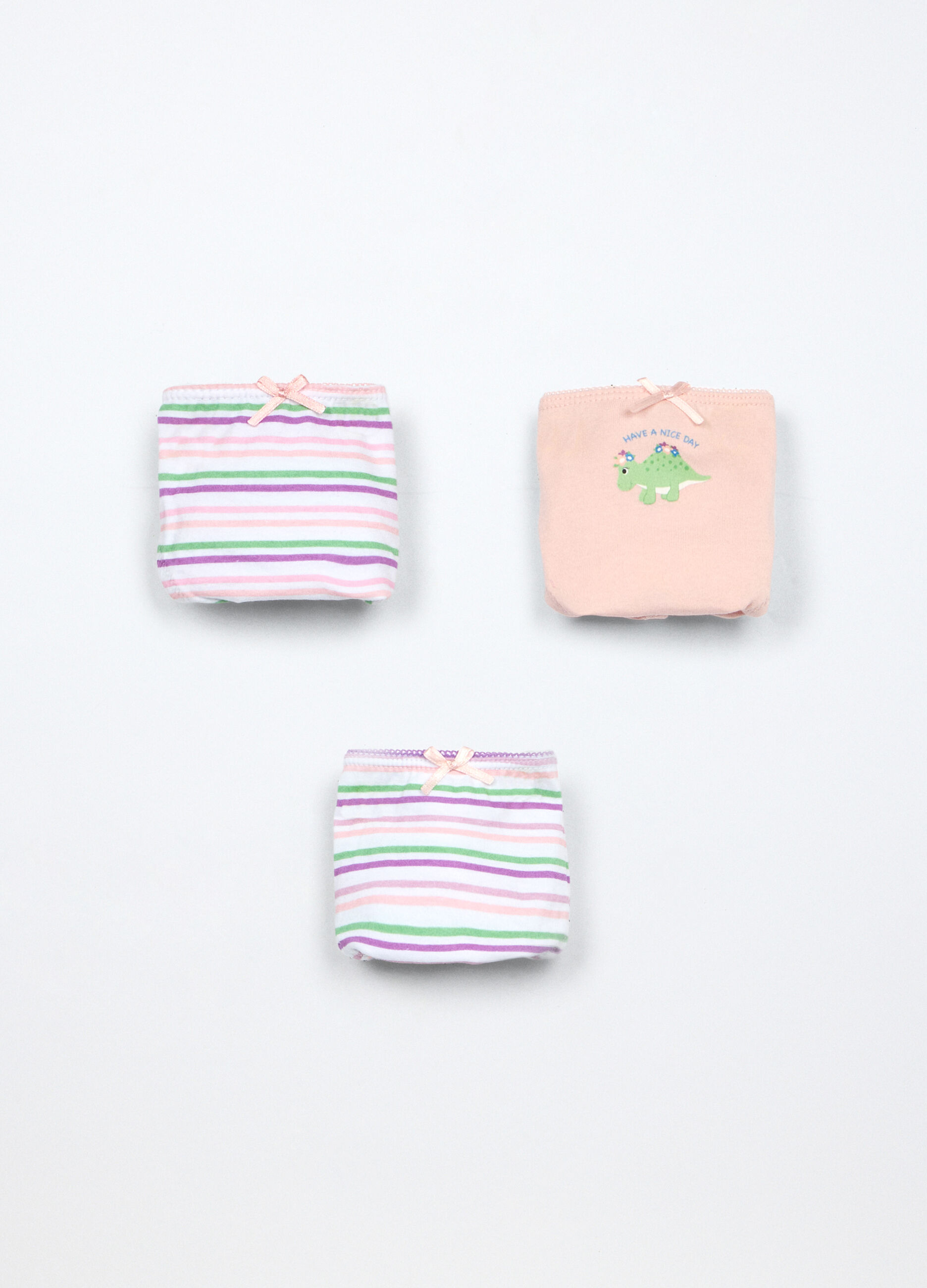 Pack 3 slip in jersey di puro cotone neonata_0