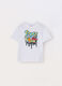 T-shirt in jersey di puro cotone bambino_0
