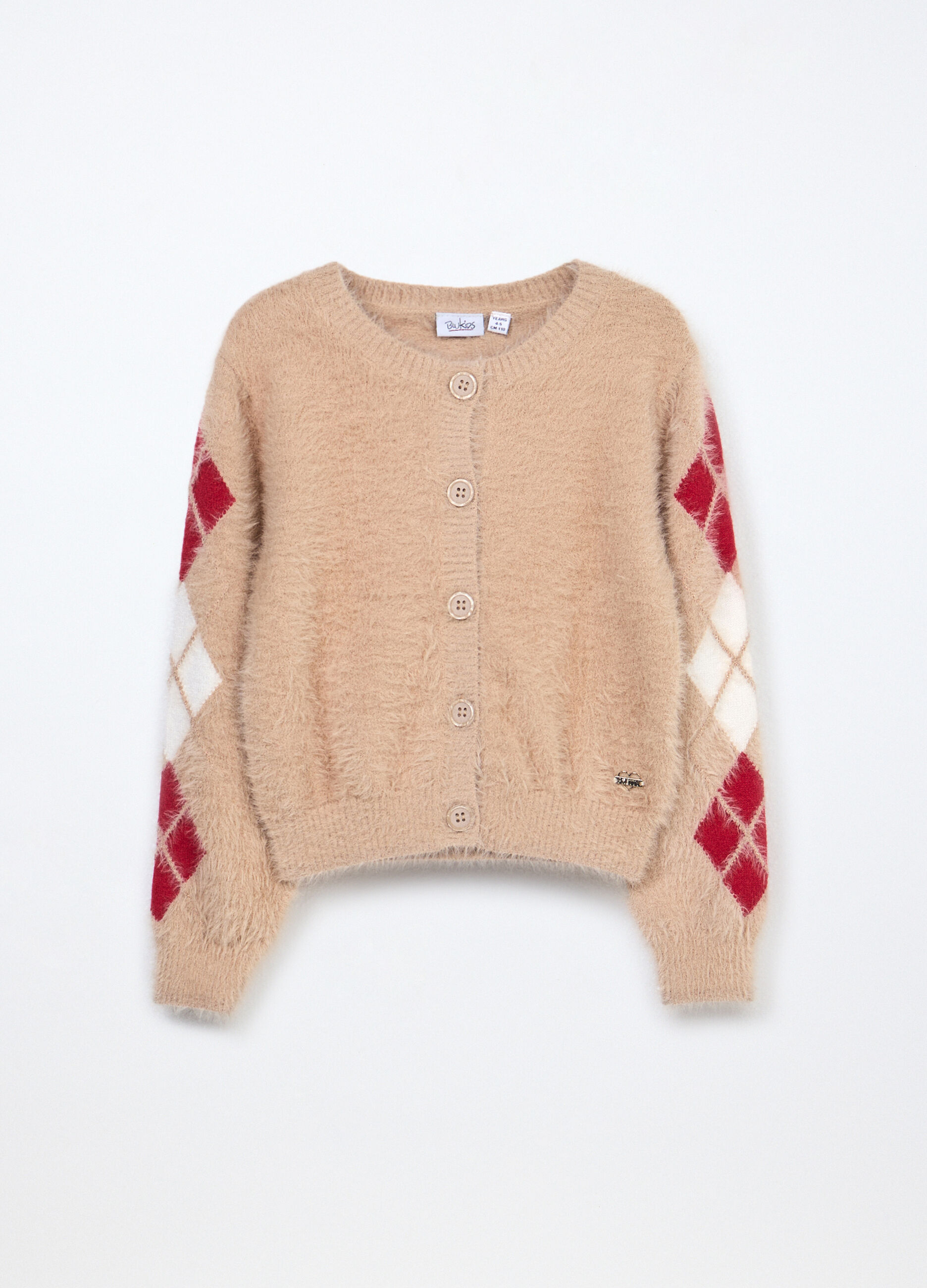 Cardigan a quadri bambina_0
