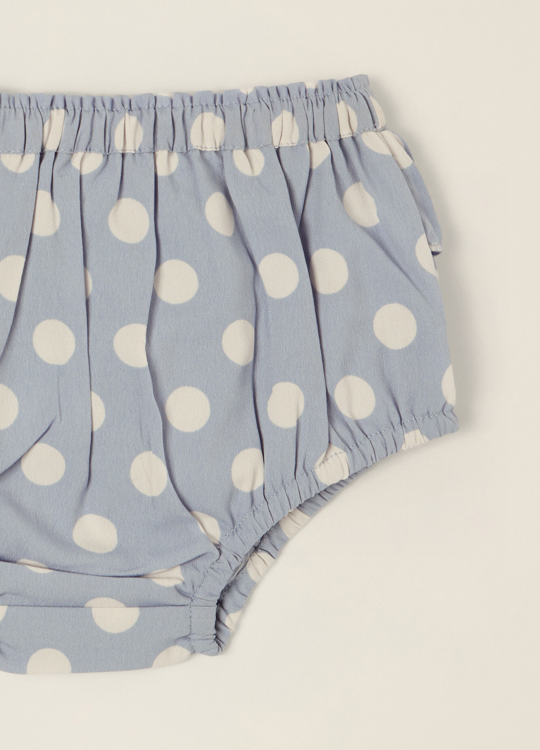 Abito azzurro a pois per neonata_3