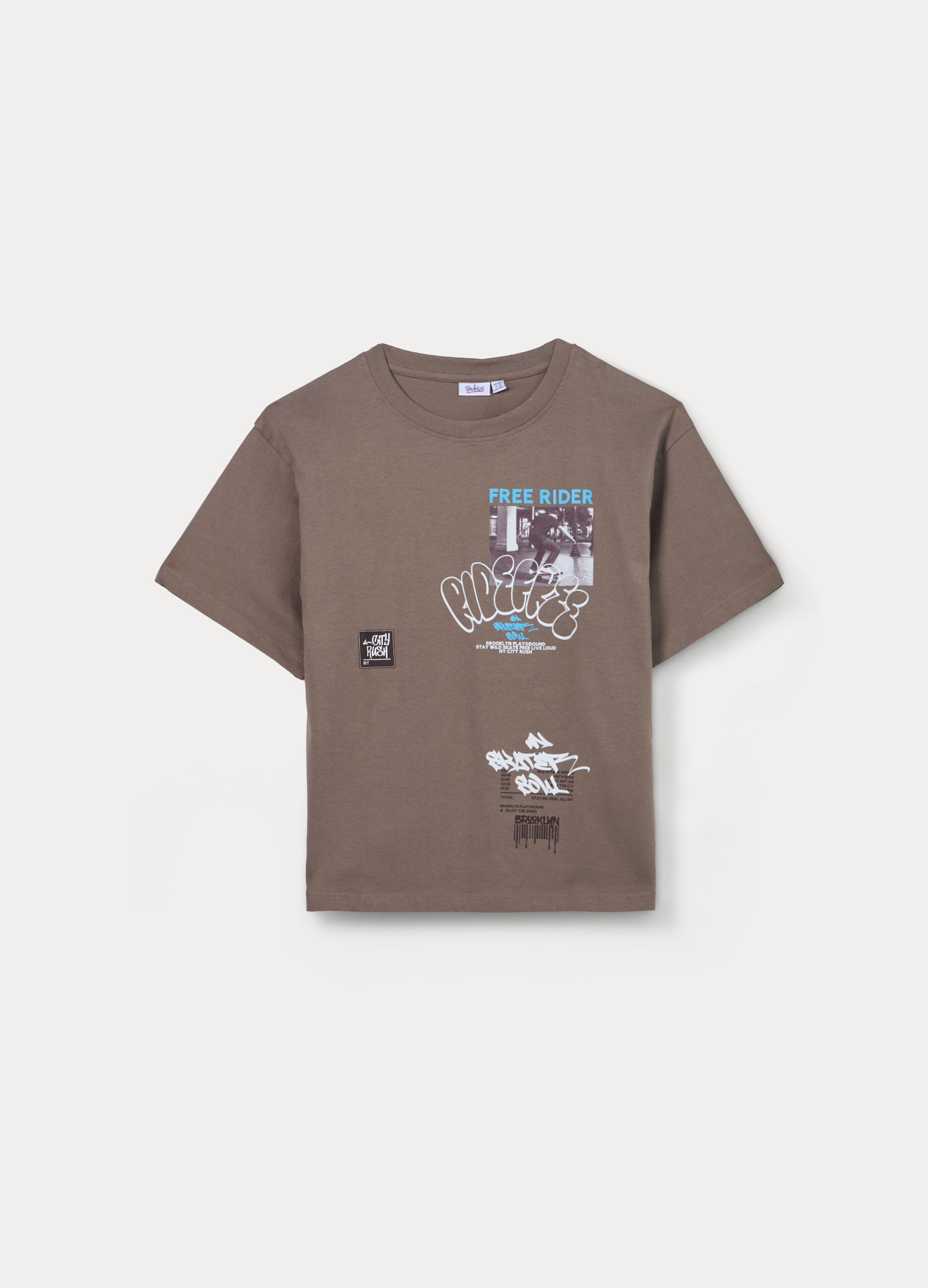 T-shirt in jersey di puro cotone ragazzo_0