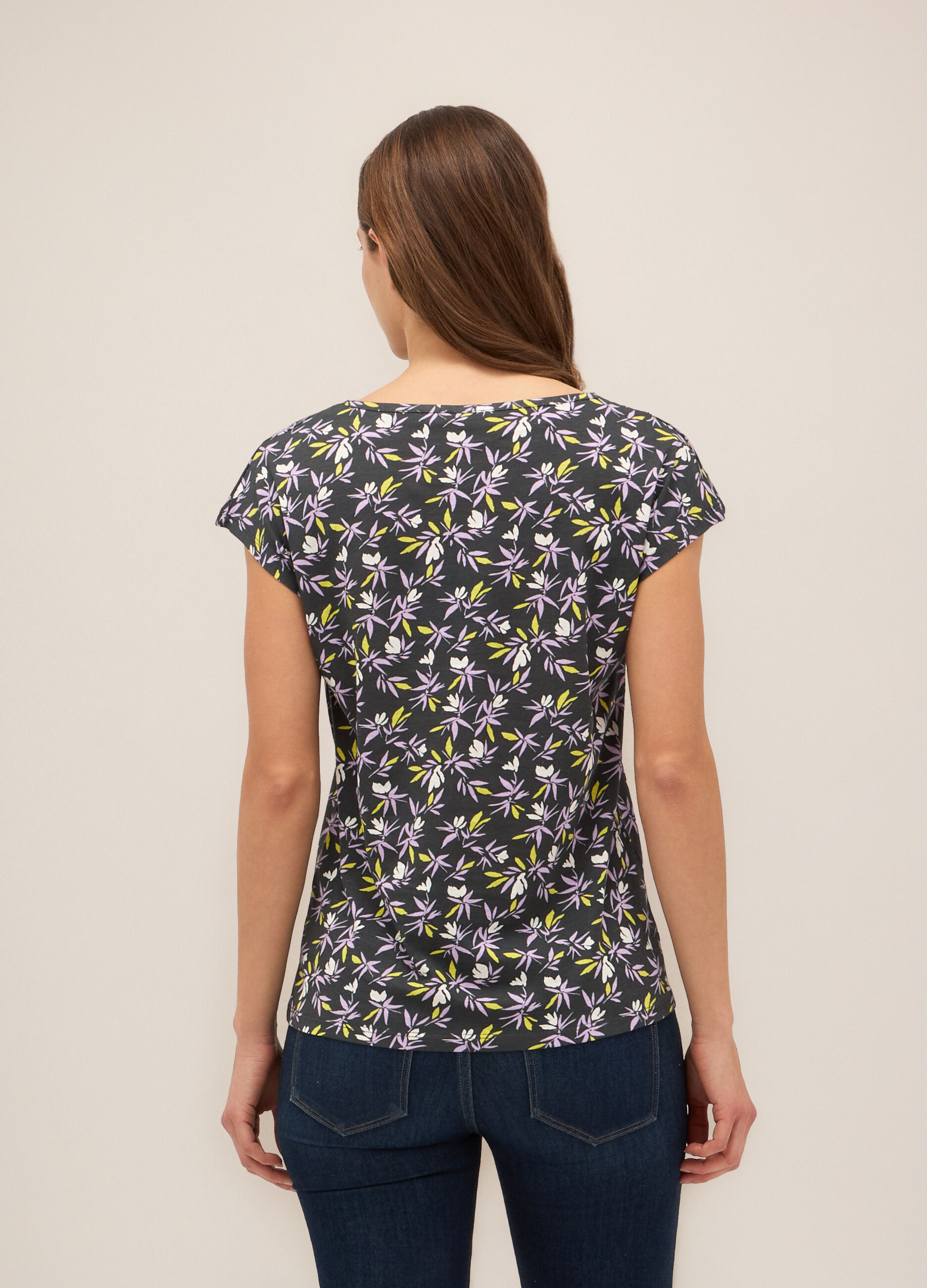 T-shirt in puro cotone donna_1