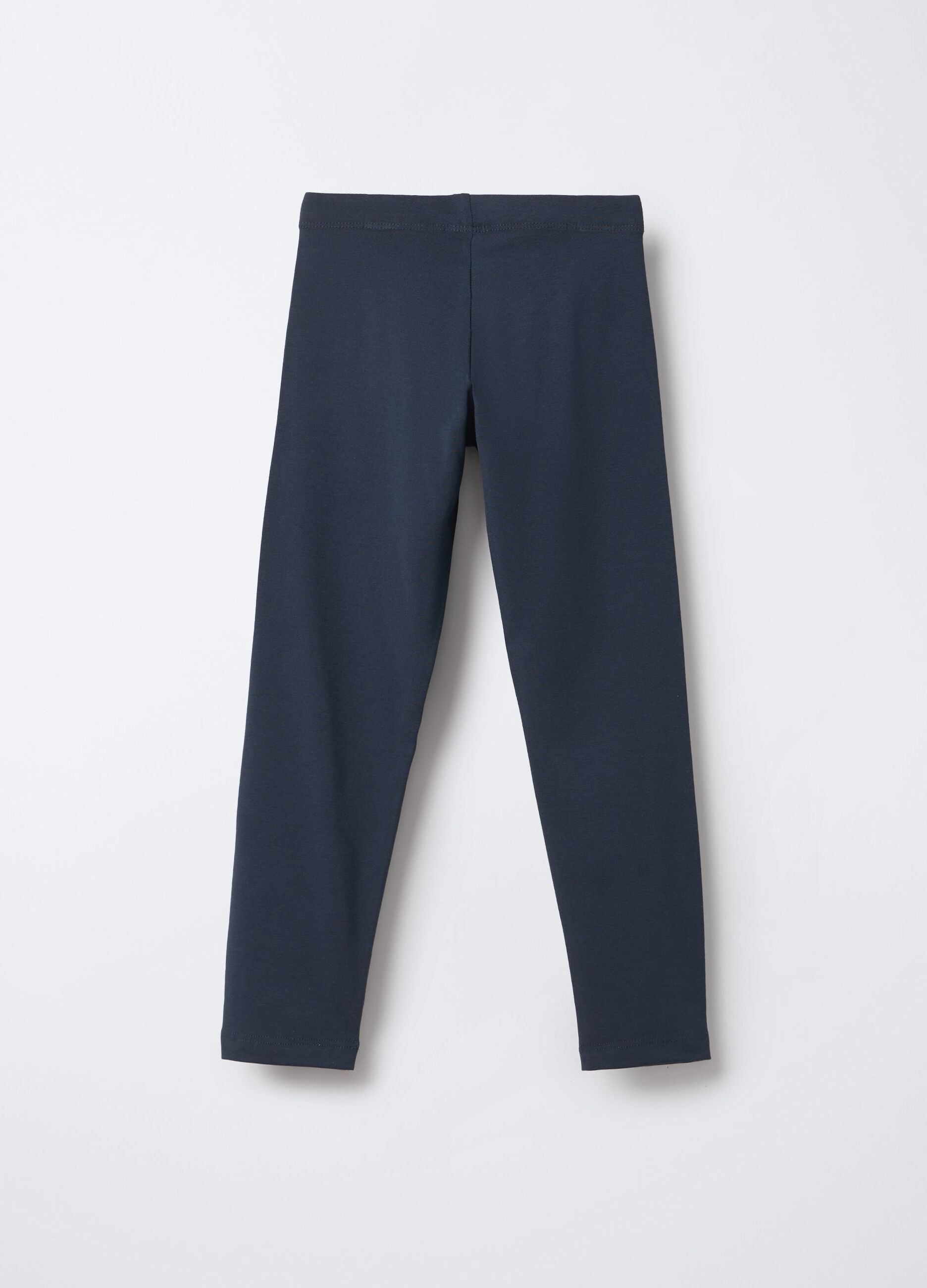 Leggings misto cotone stretch Fit Slim bambina_1