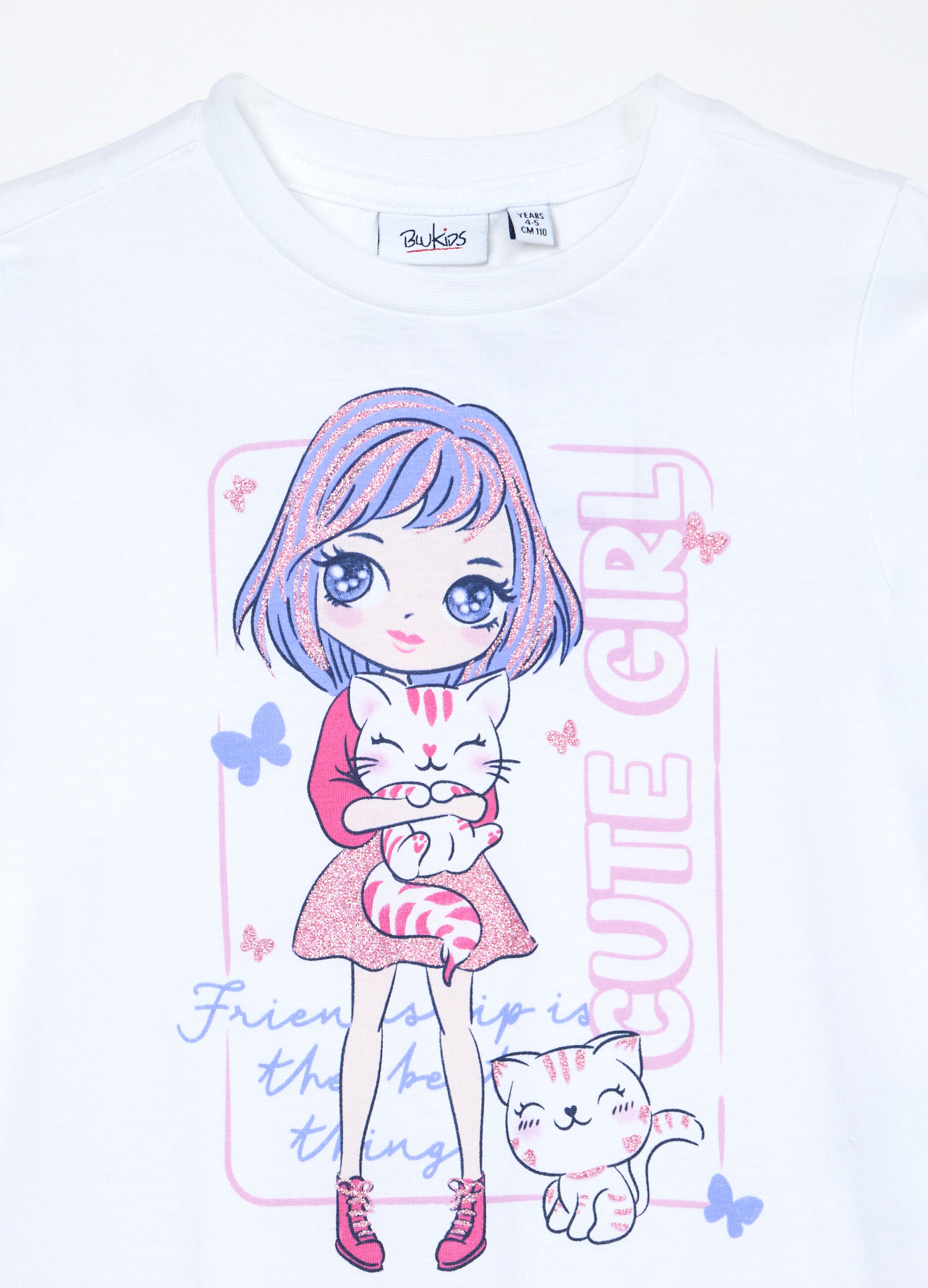 T-shirt in jersey di puro cotone bambina_2