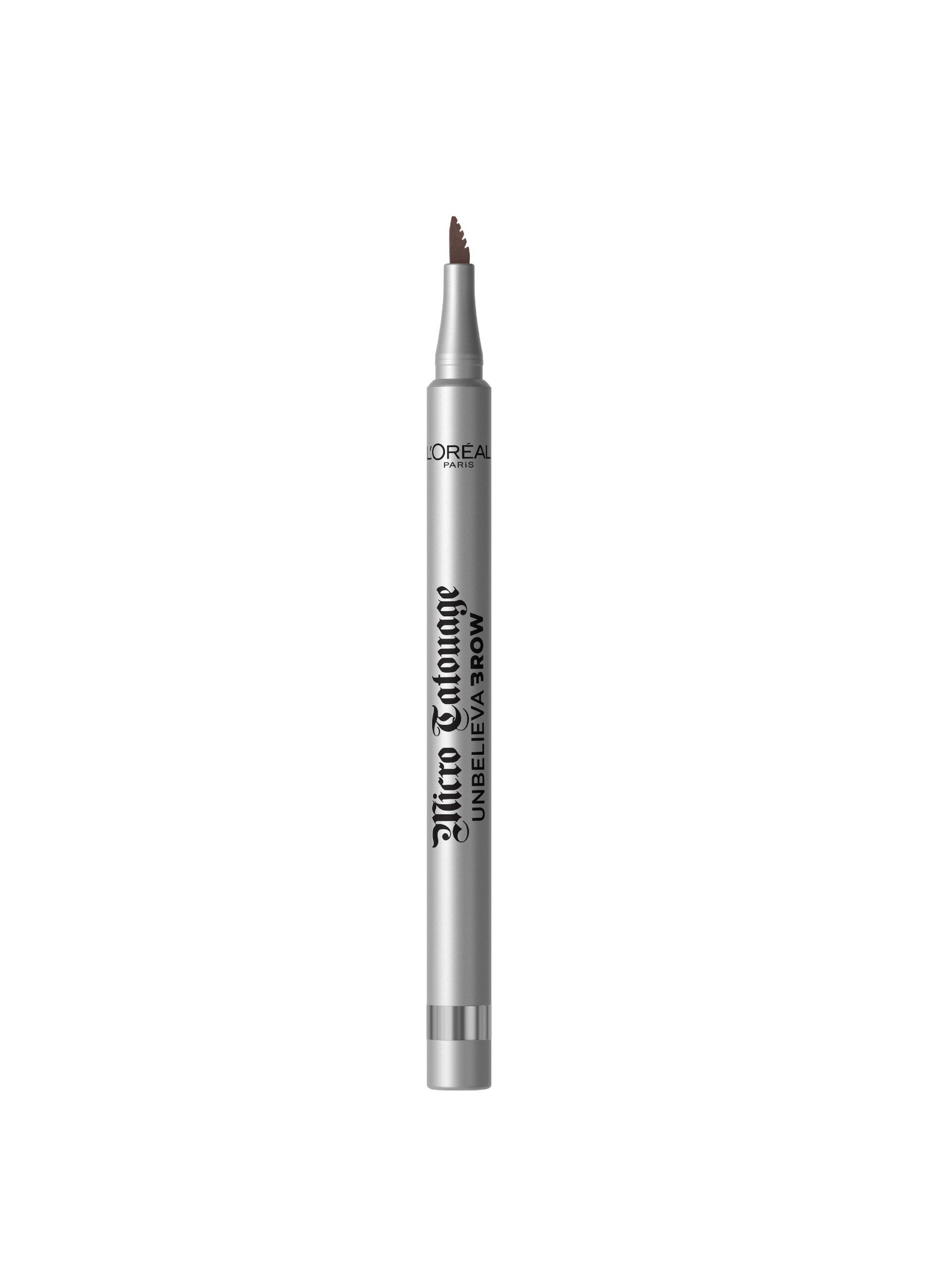 L'Oréal Paris Unbelievabrow Micro Tatouage, Pennarello per Sopracciglia, Effetto microblading, Chatain (104)._1