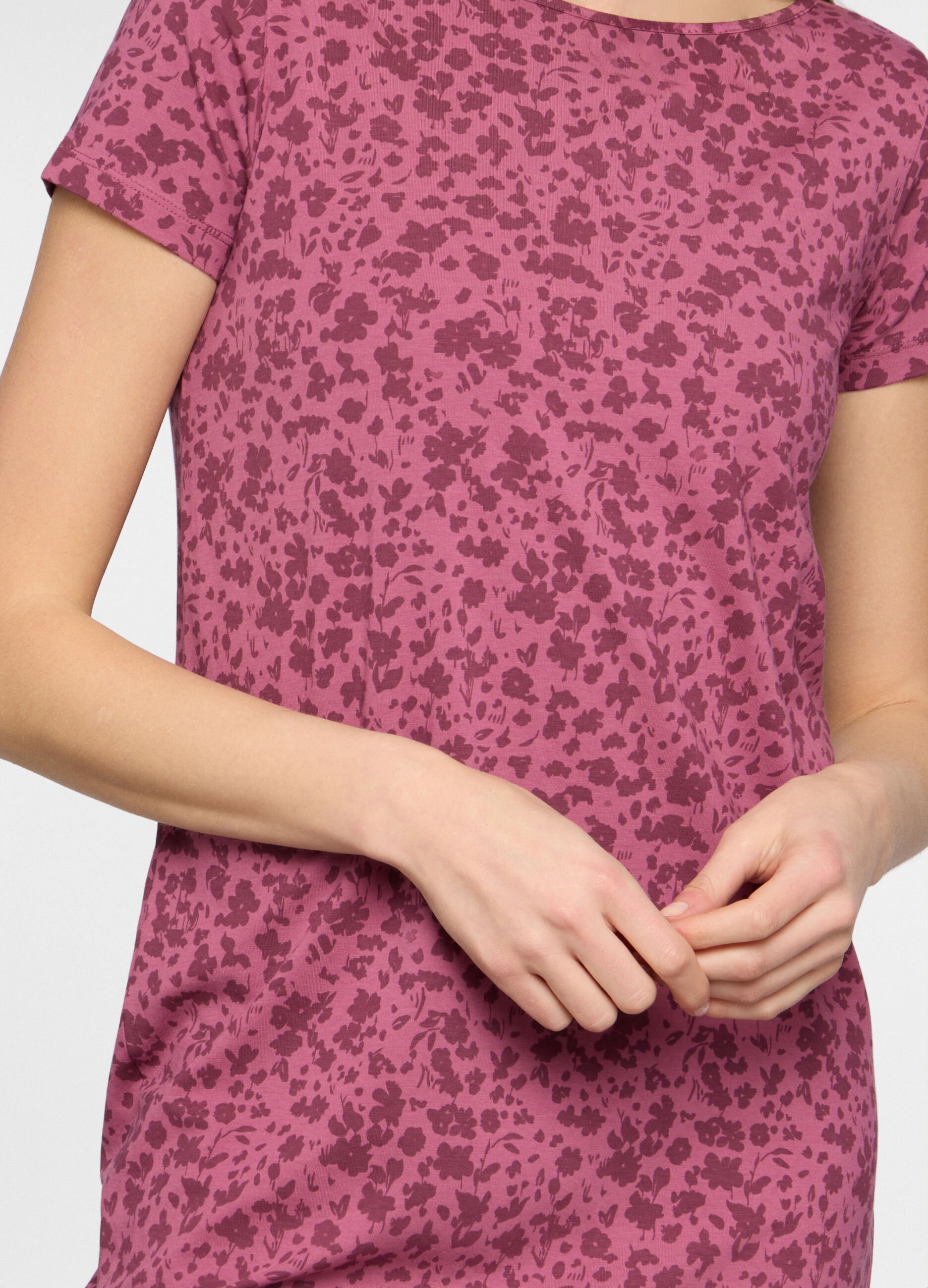 Abito corto in jersey stretch donna