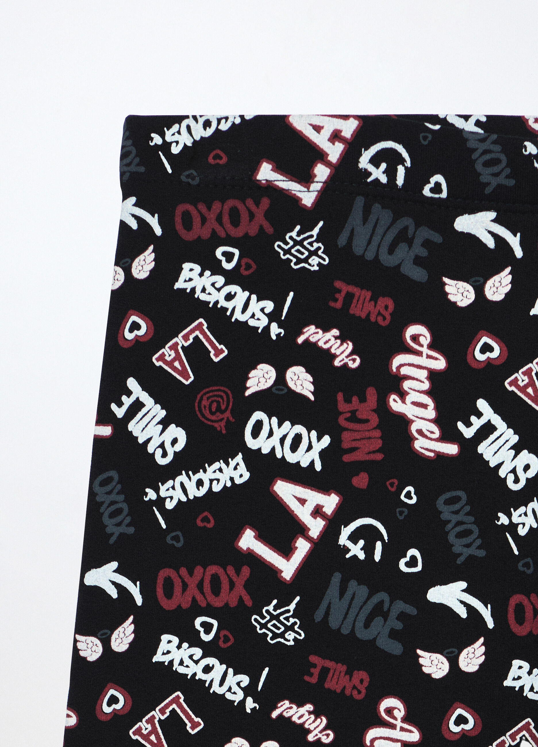 Leggings in french terry di cotone stretch ragazza_2