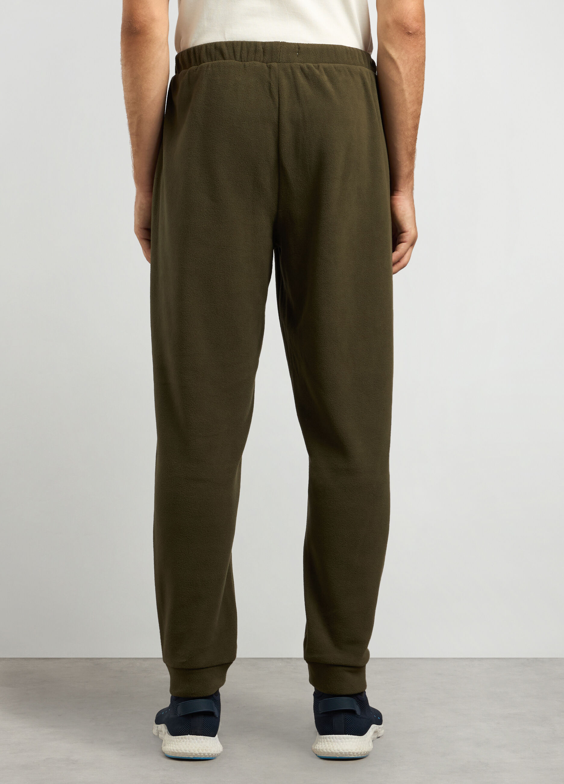 Joggers regular fit in pile uomo_1