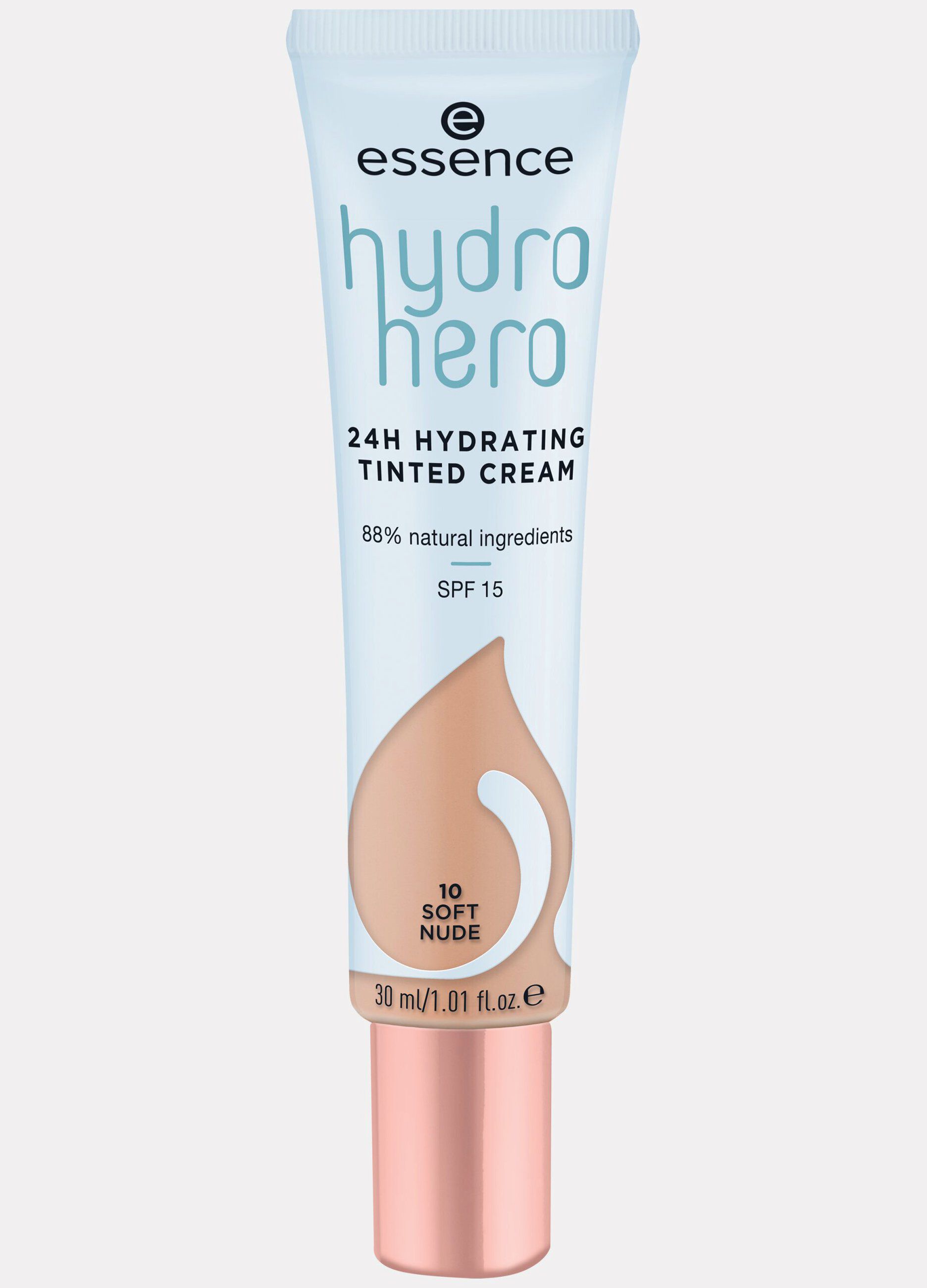 Essence hydro hero 24h crema viso colorata effetto idratante 10