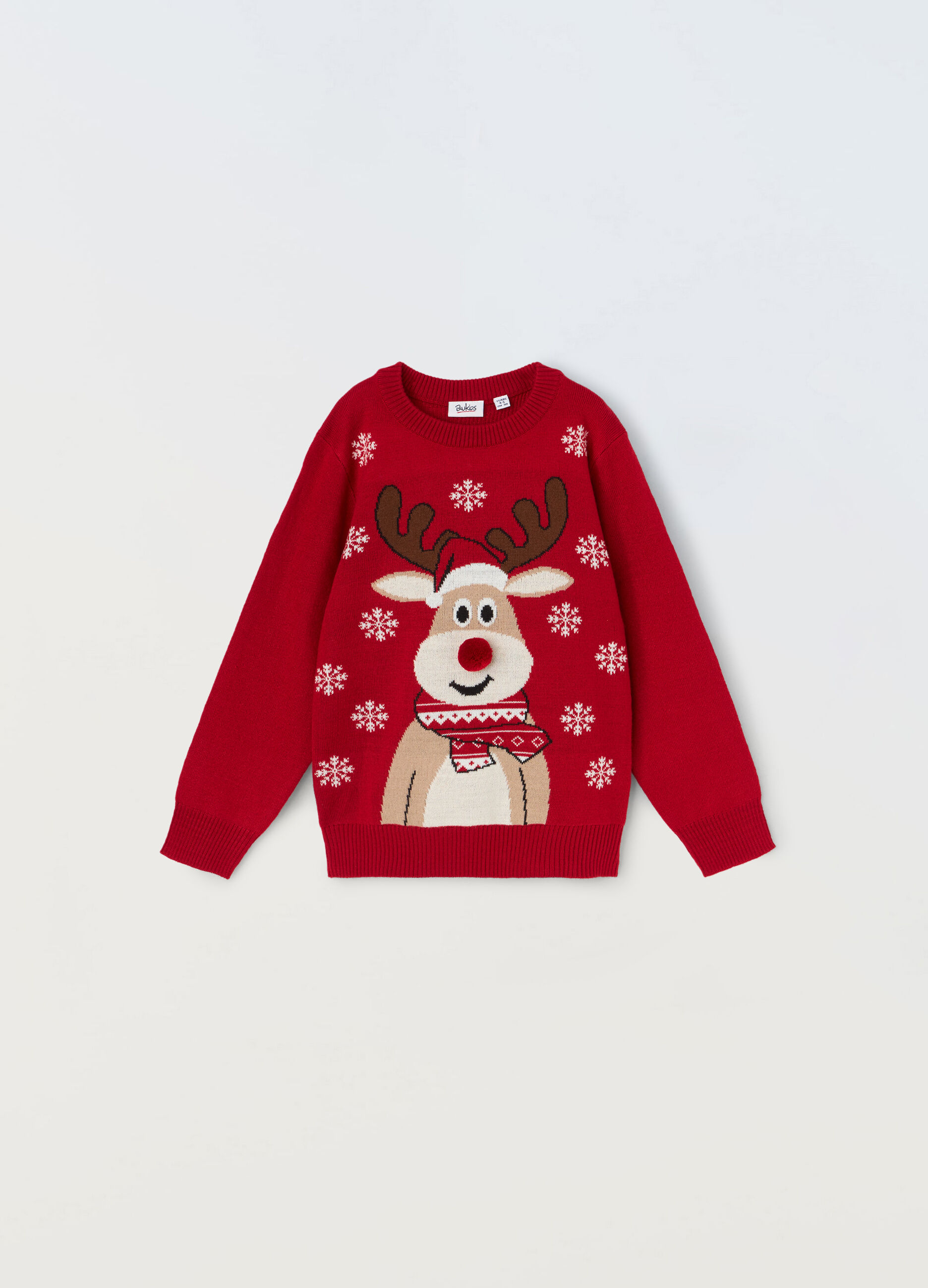 Girocollo tricot Natale bambino