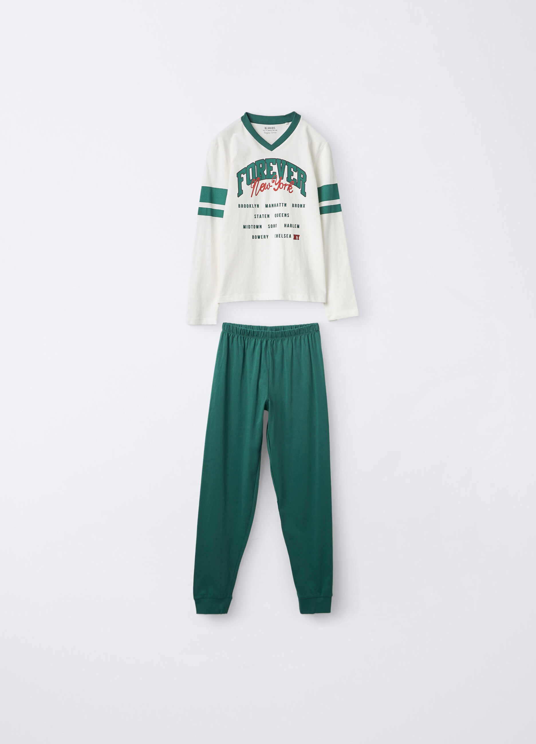Set pigiama lungo in jersey di puro cotone ragazzo_0