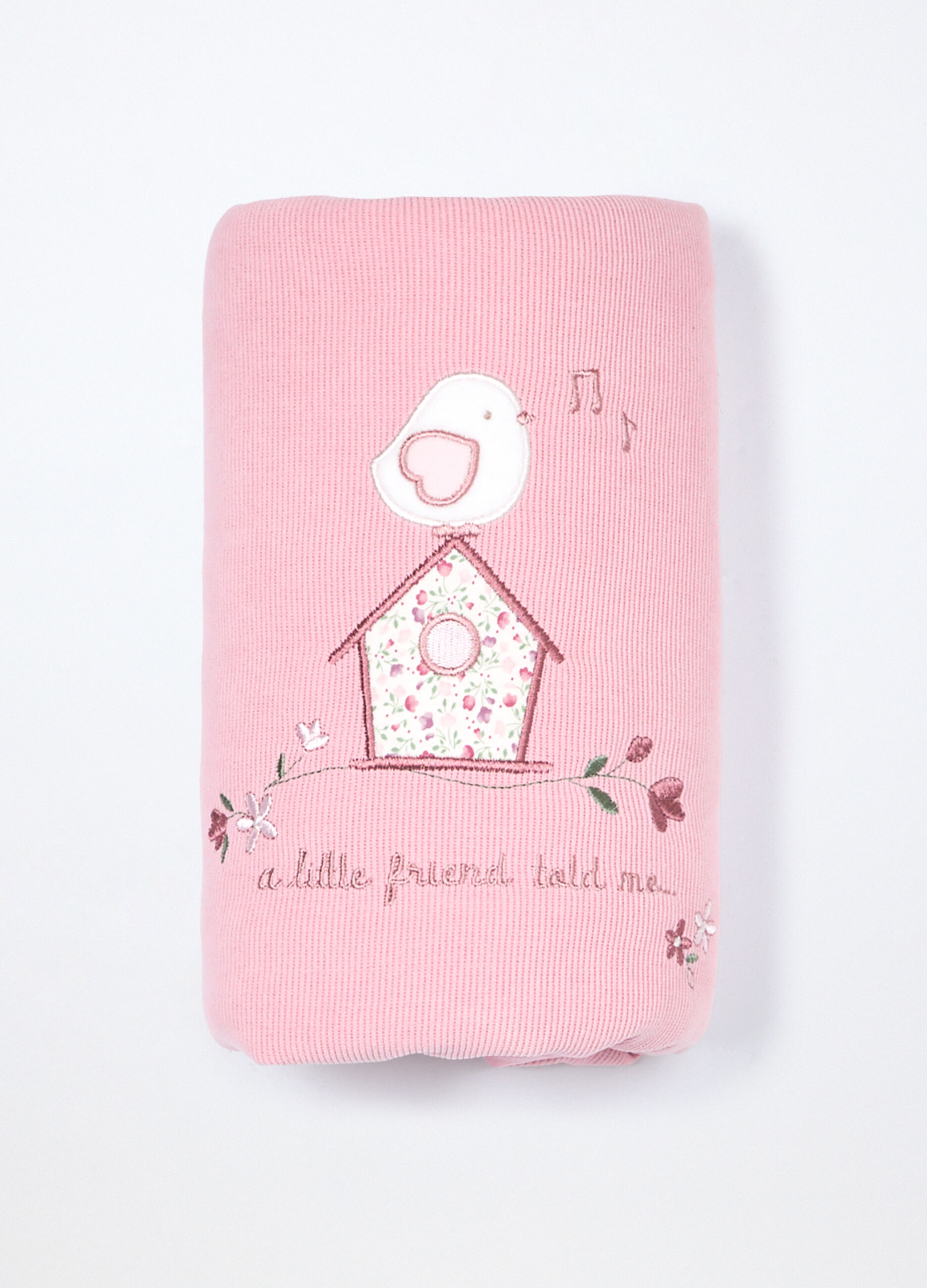 Coperta velour imbottita neonata_0