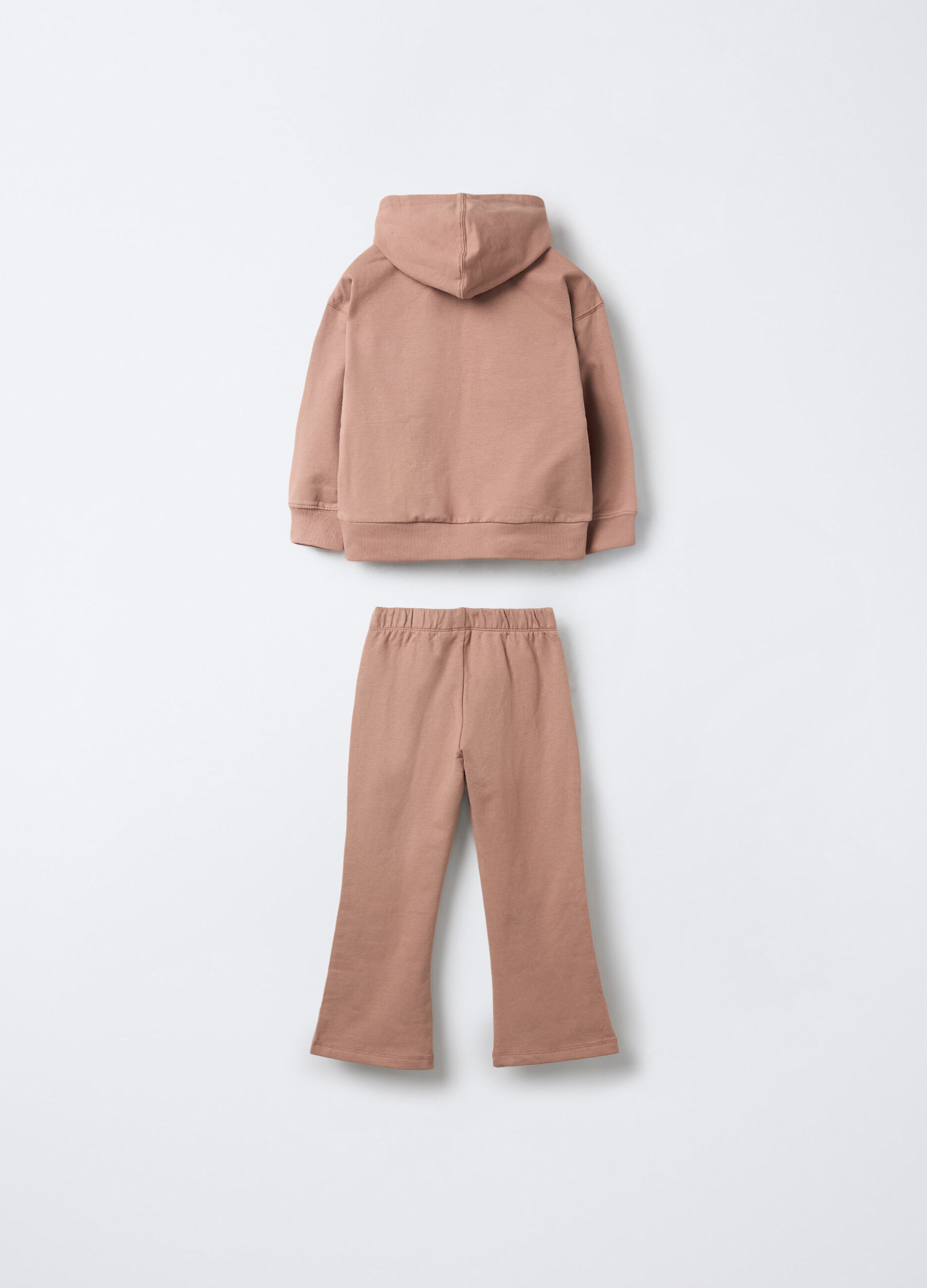 Jogging set Disney in cotone garzato stretch bambina_1