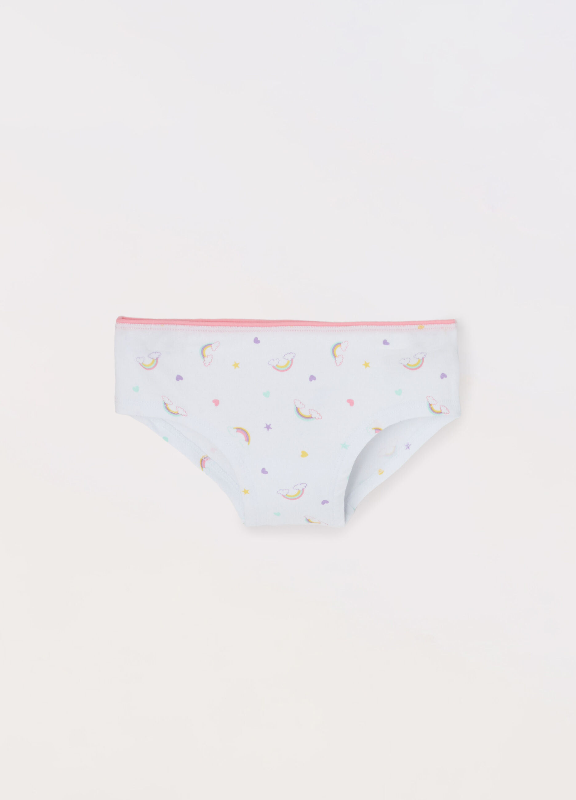 Pack 3 culotte multicolor in cotone stretch bambina_0