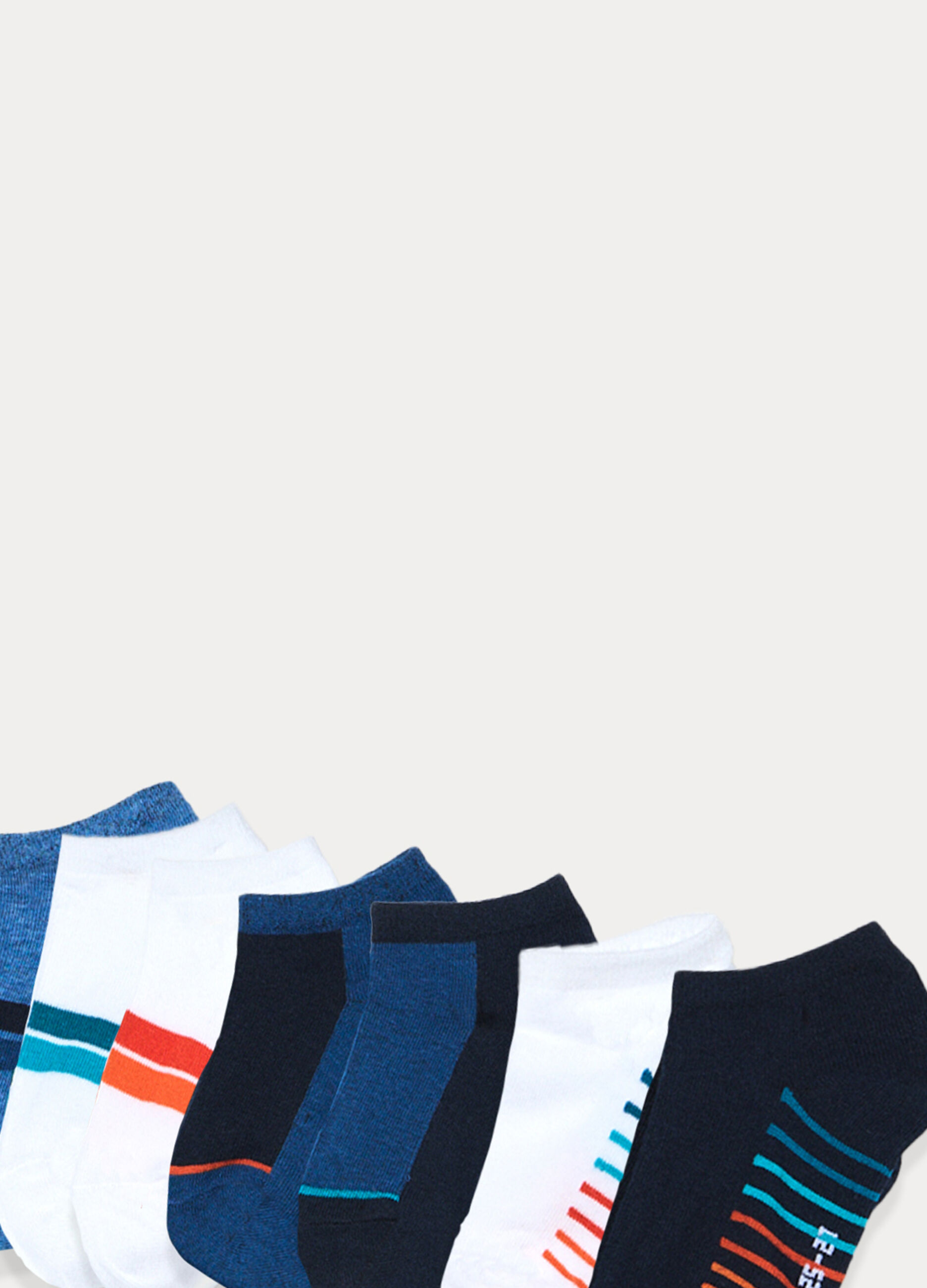 Pack 7 calze extra corte in cotone stretch _2