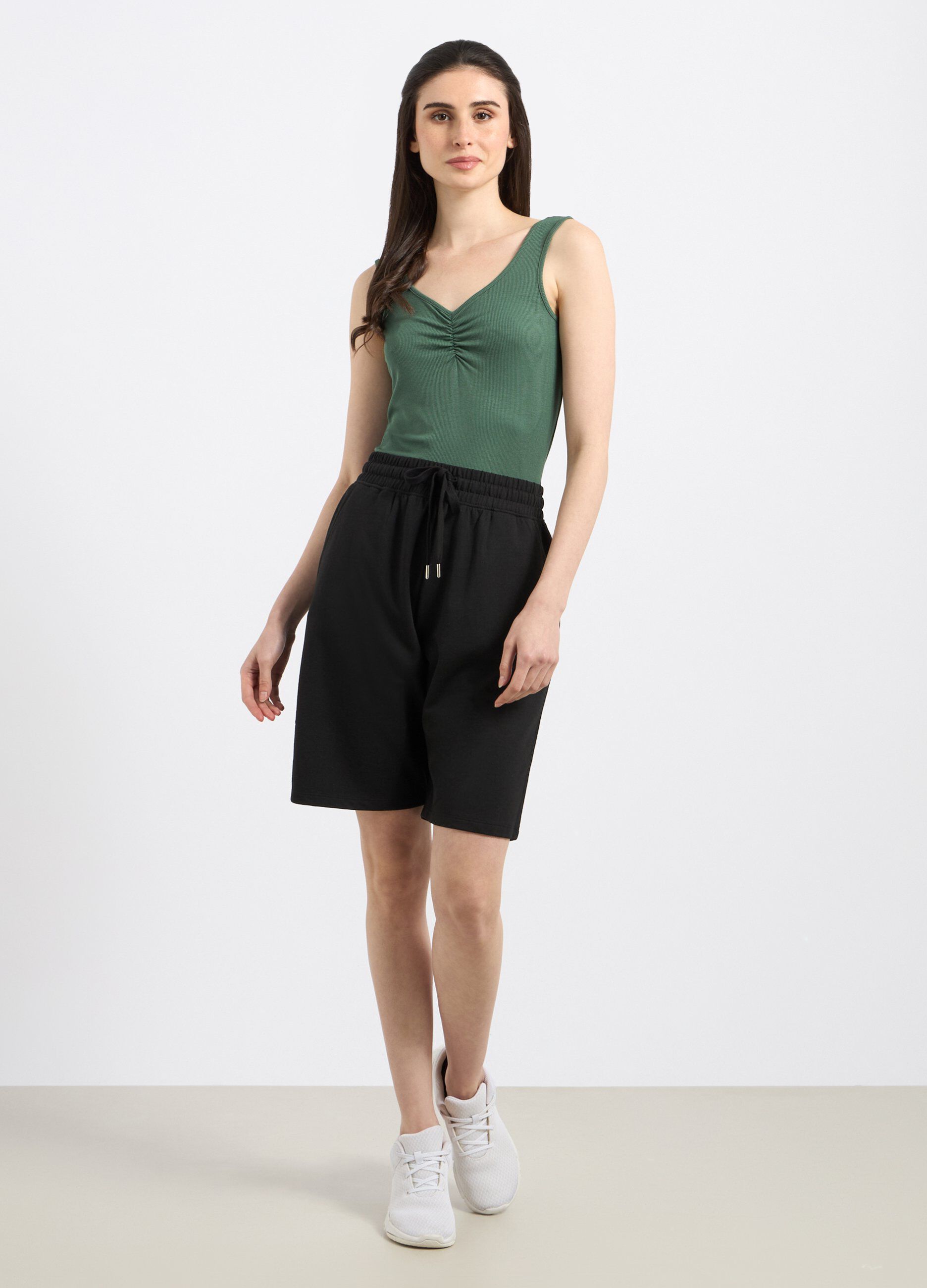 Bermuda in misto cotone donna_0