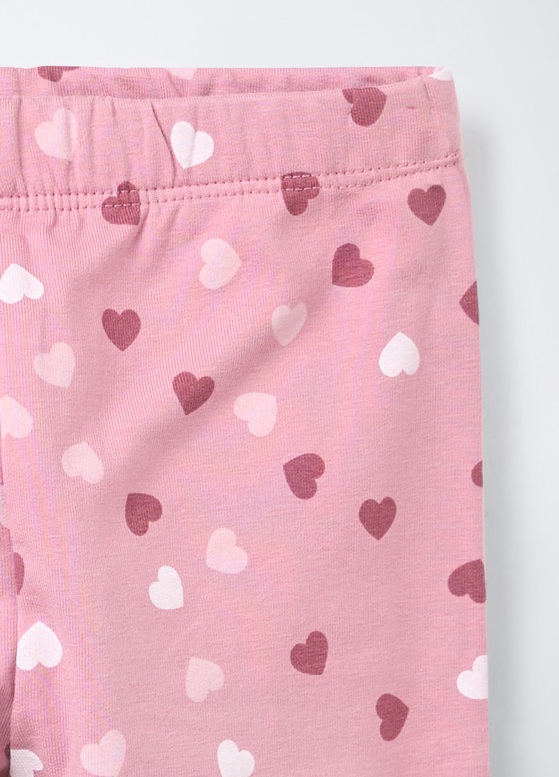 Jogging set in cotone garzato stretch bimba_3
