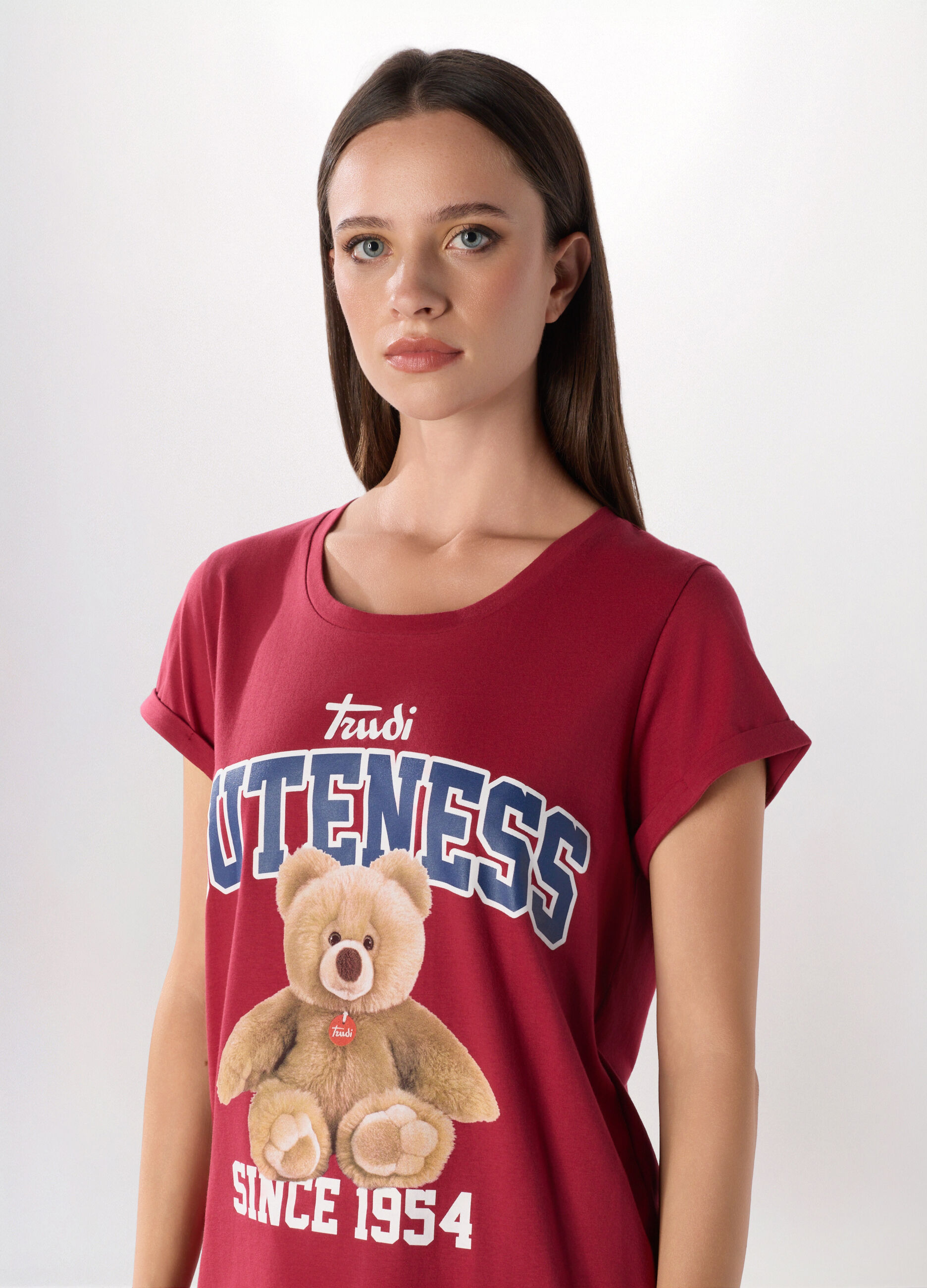 Set pigiama corto Trudy in puro cotone donna_2