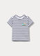 T-shirt in jersey di cotone stretch neonato_0